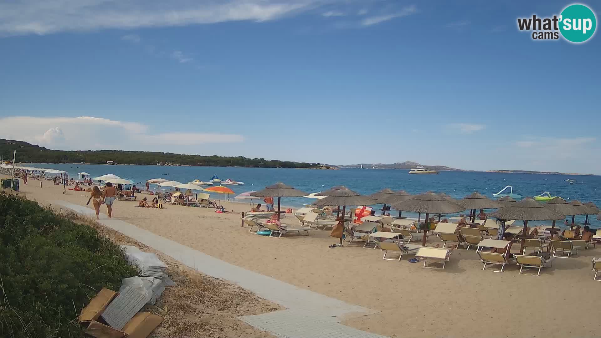 Strand-Webcam Mannena – Arzachena – Sardinien