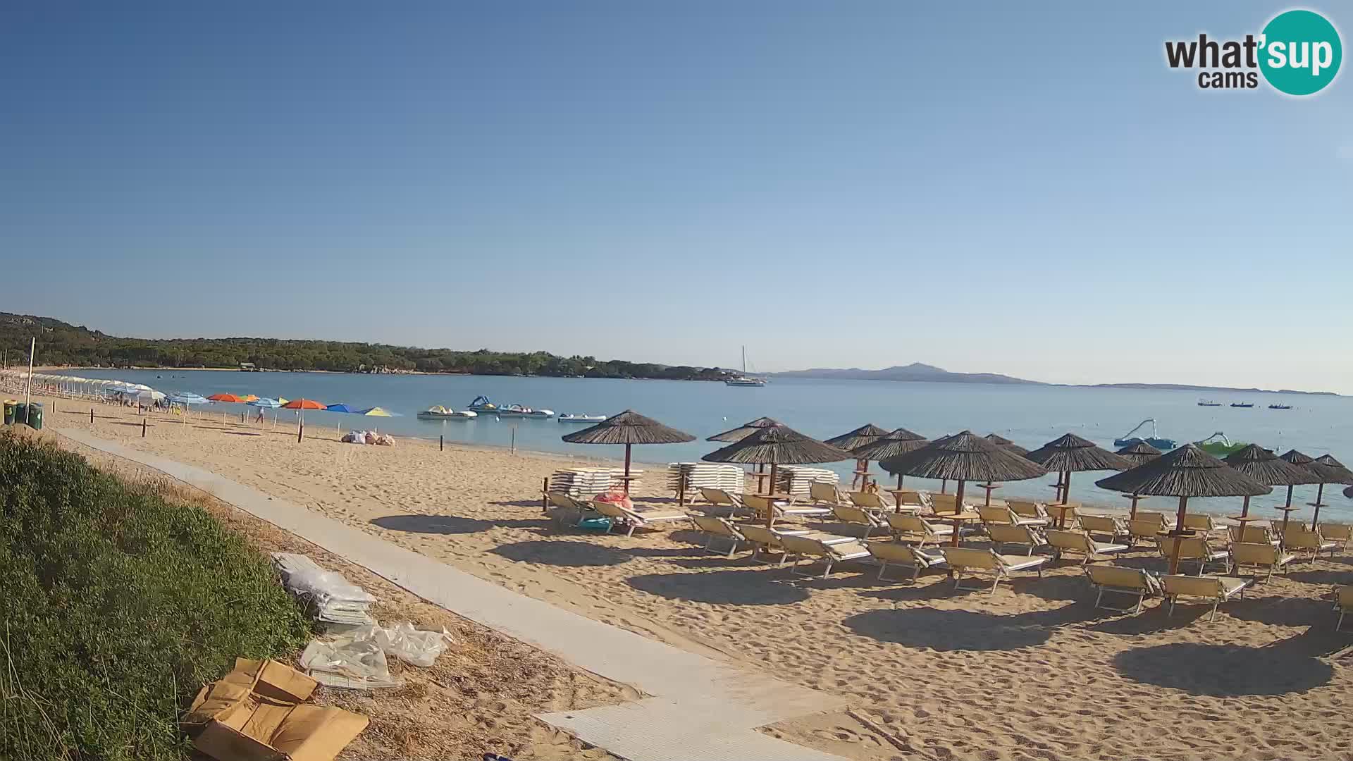 Mannena beach webcam – Arzachena – Sardinia