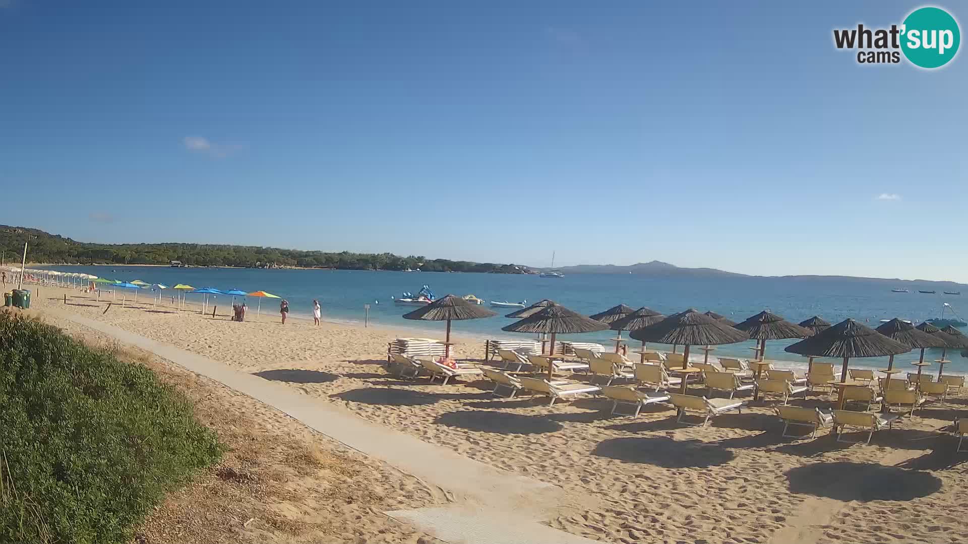 Spletna kamera na plaži Mannena – Arzachena – Sardinija