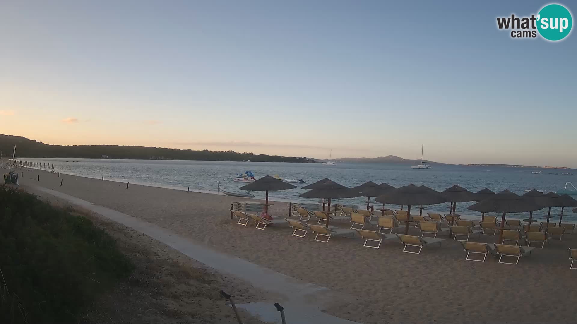 Spletna kamera na plaži Mannena – Arzachena – Sardinija