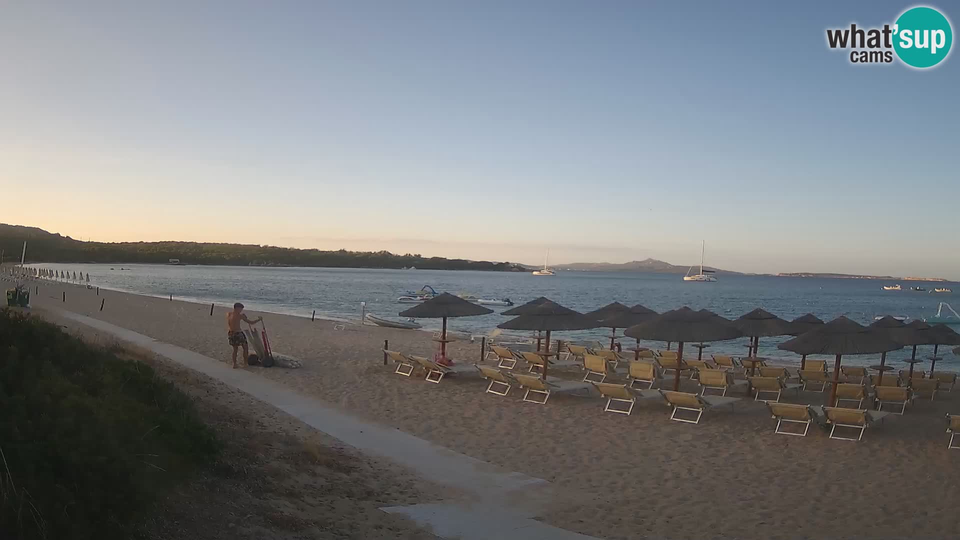 Strand-Webcam Mannena – Arzachena – Sardinien