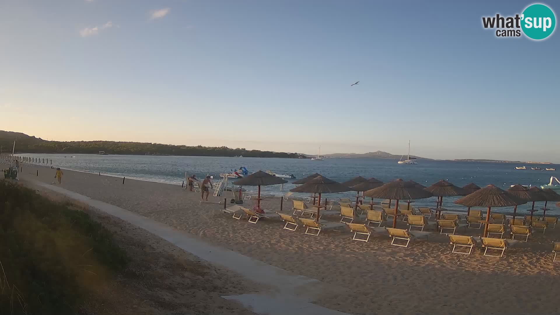 Spletna kamera na plaži Mannena – Arzachena – Sardinija