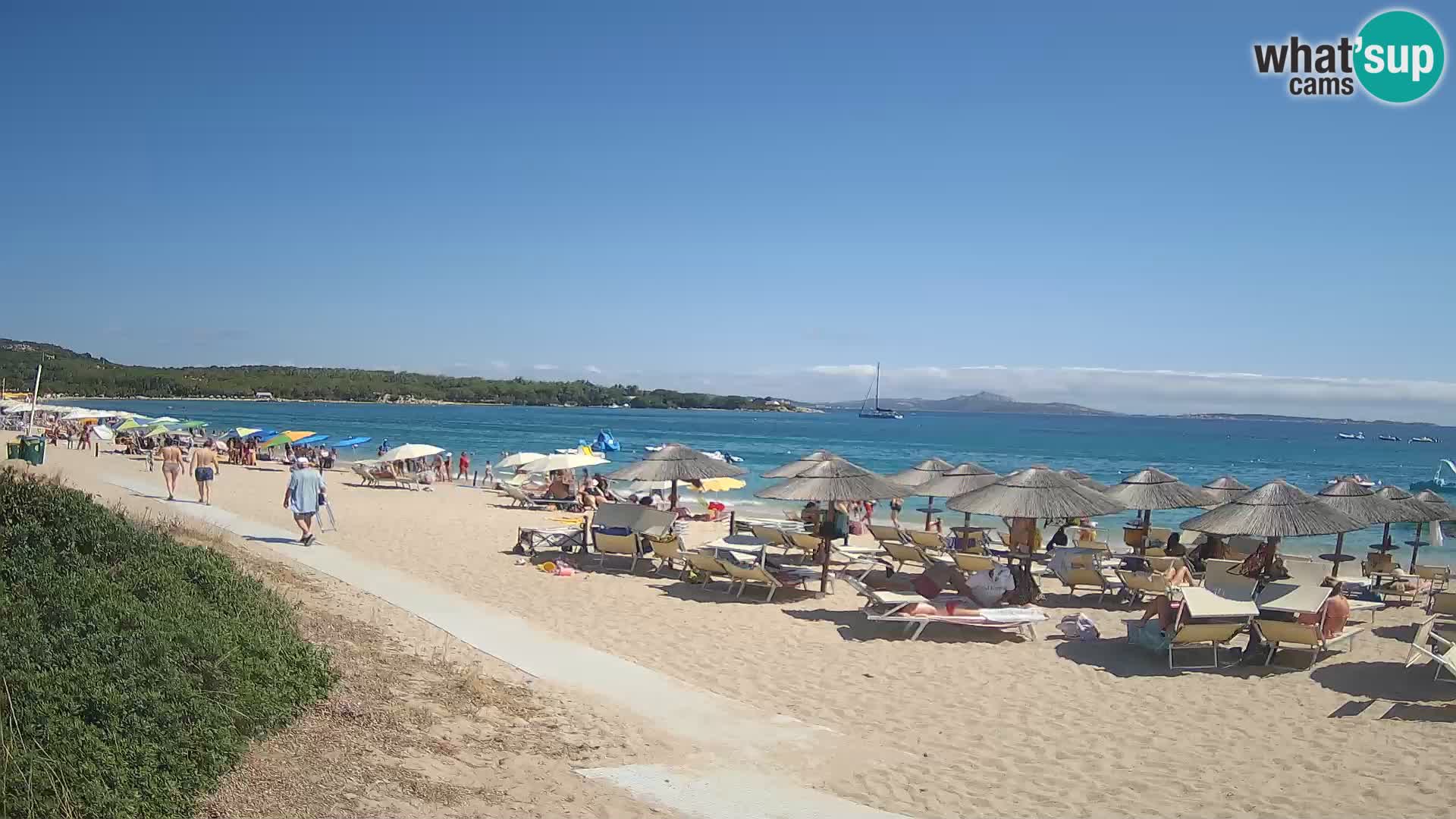 Strand-Webcam Mannena – Arzachena – Sardinien