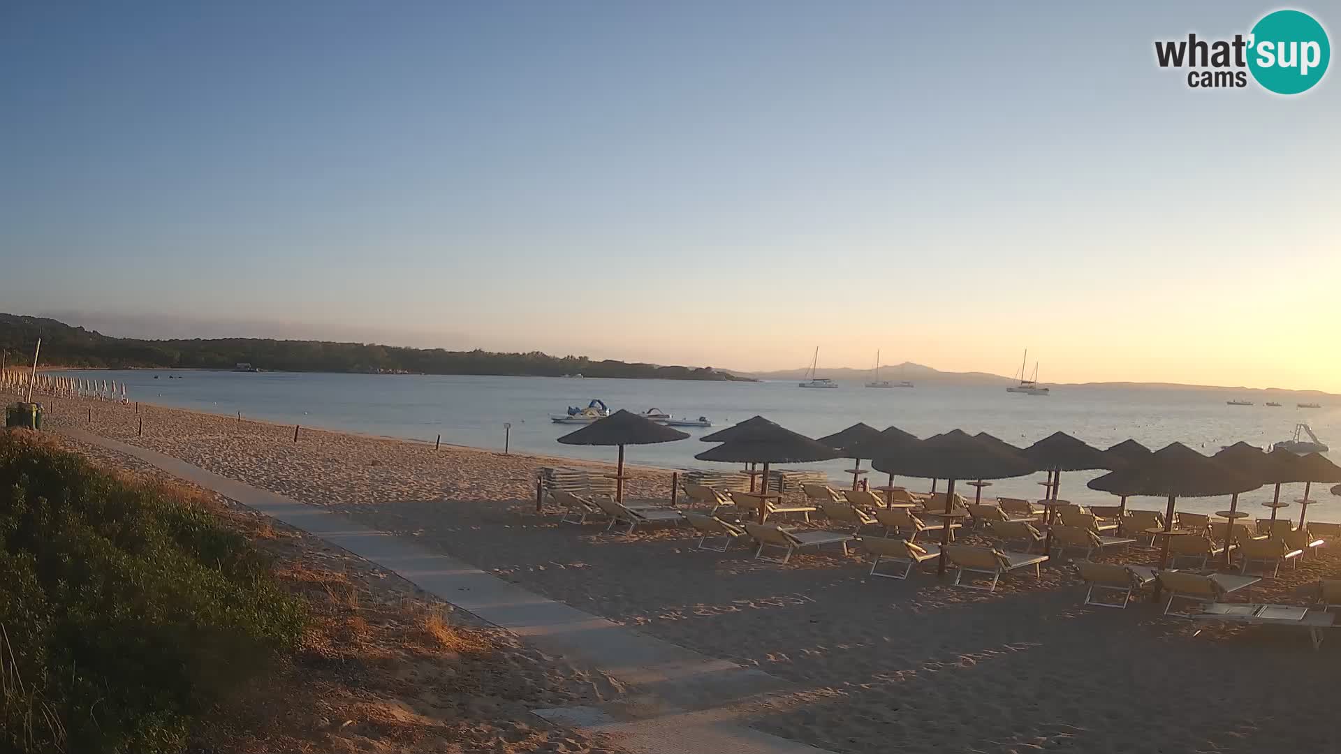 Strand-Webcam Mannena – Arzachena – Sardinien