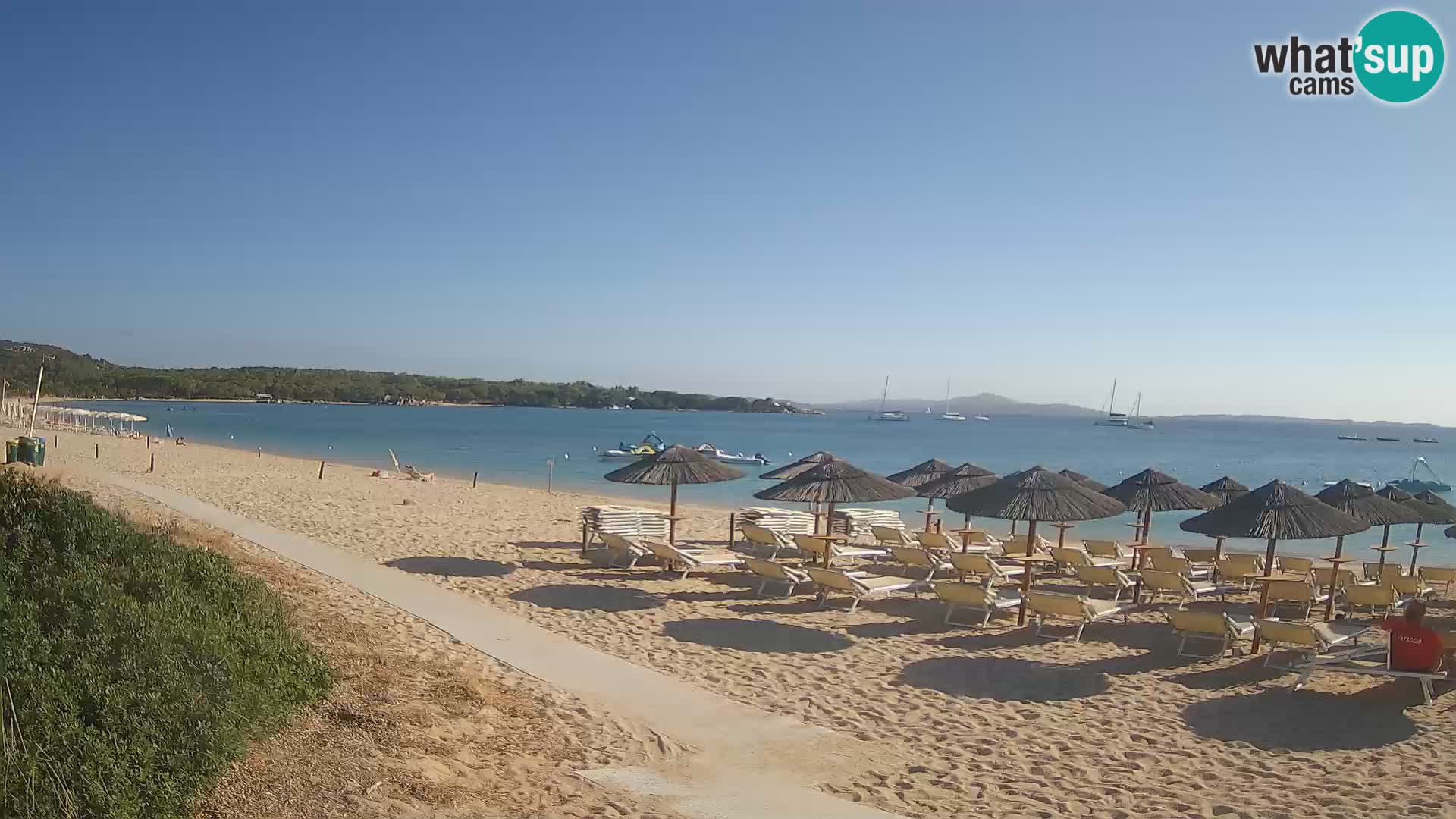 Mannena beach webcam – Arzachena – Sardinia