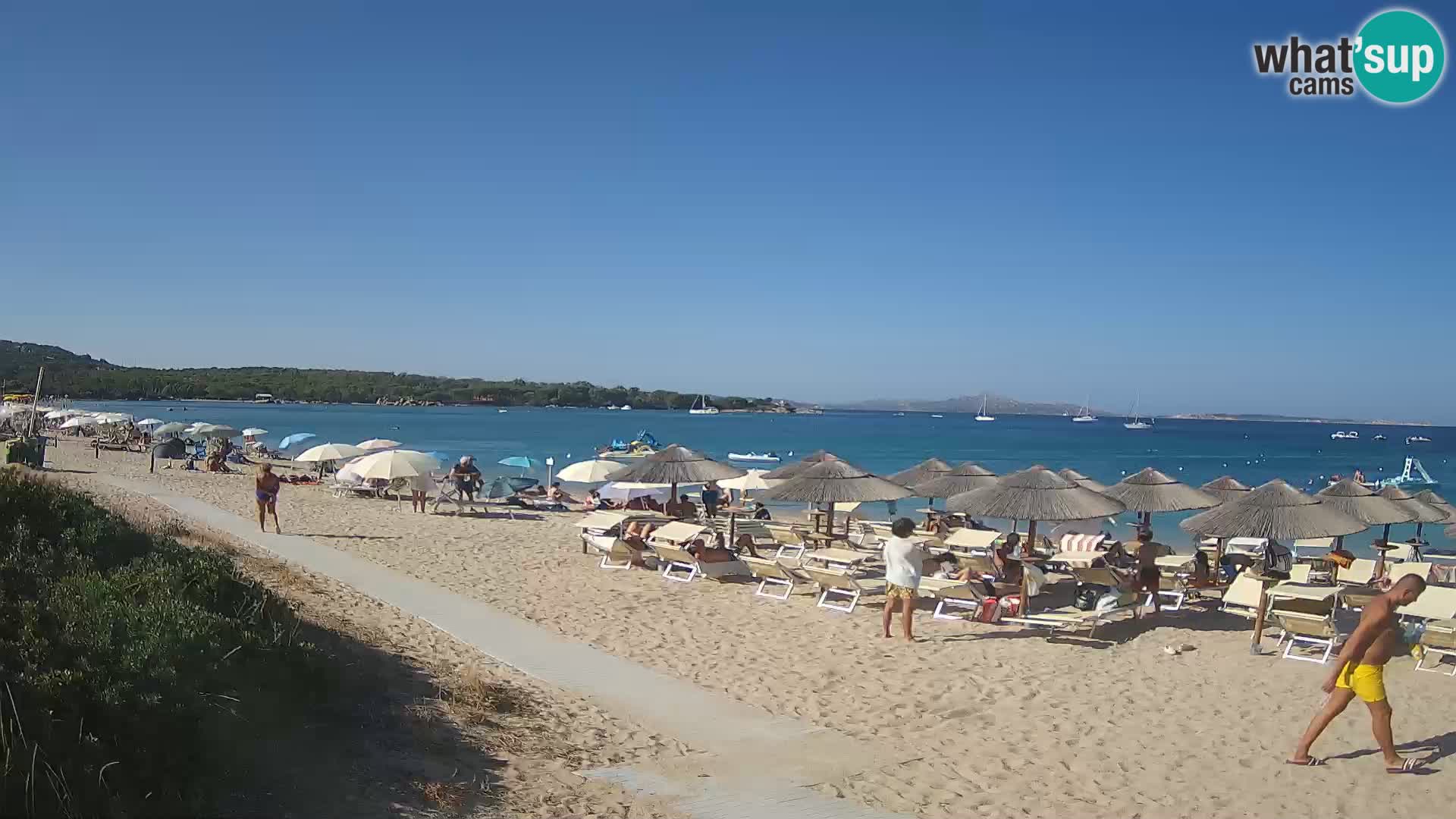 Spletna kamera na plaži Mannena – Arzachena – Sardinija