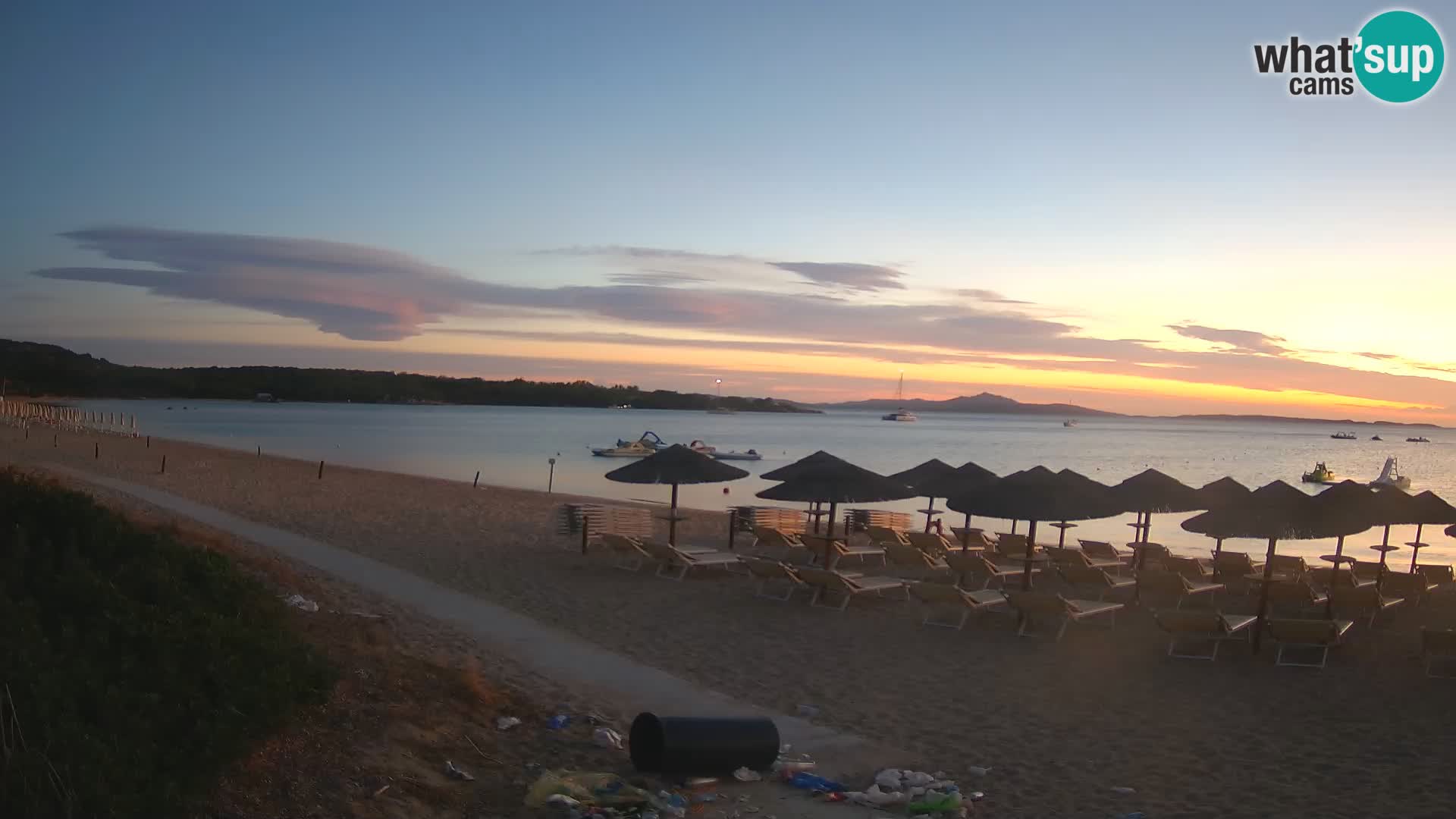 Strand-Webcam Mannena – Arzachena – Sardinien