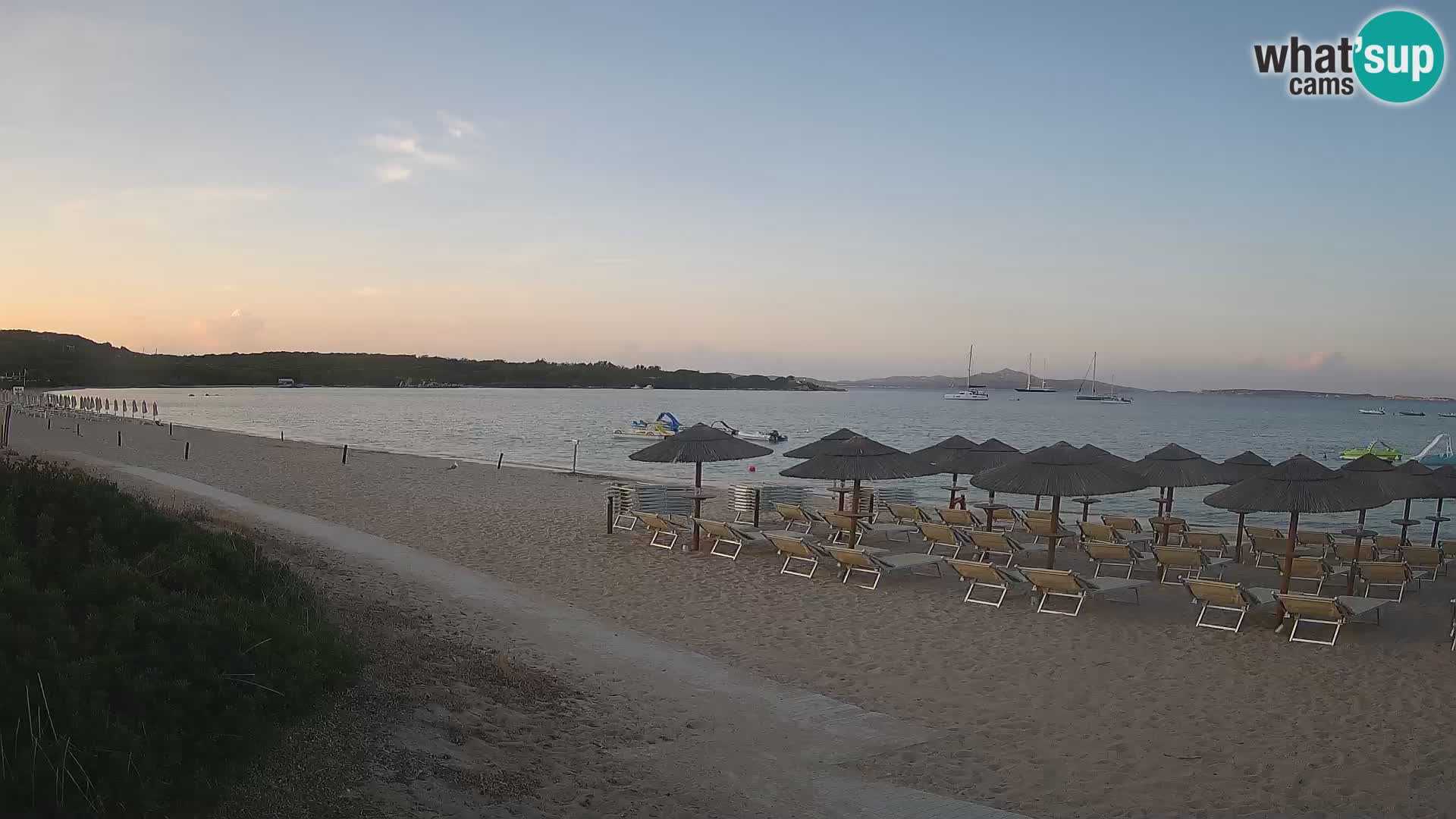 Strand-Webcam Mannena – Arzachena – Sardinien