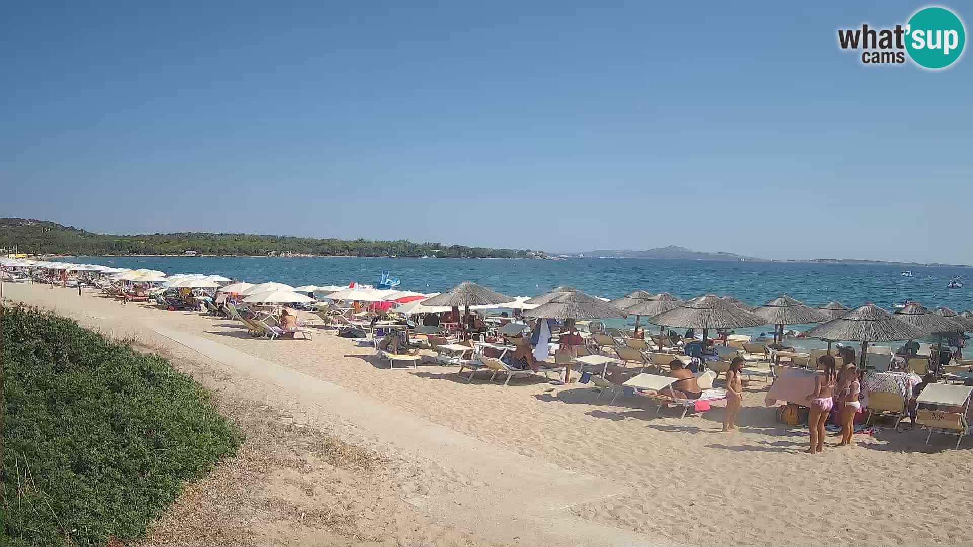 Strand-Webcam Mannena – Arzachena – Sardinien