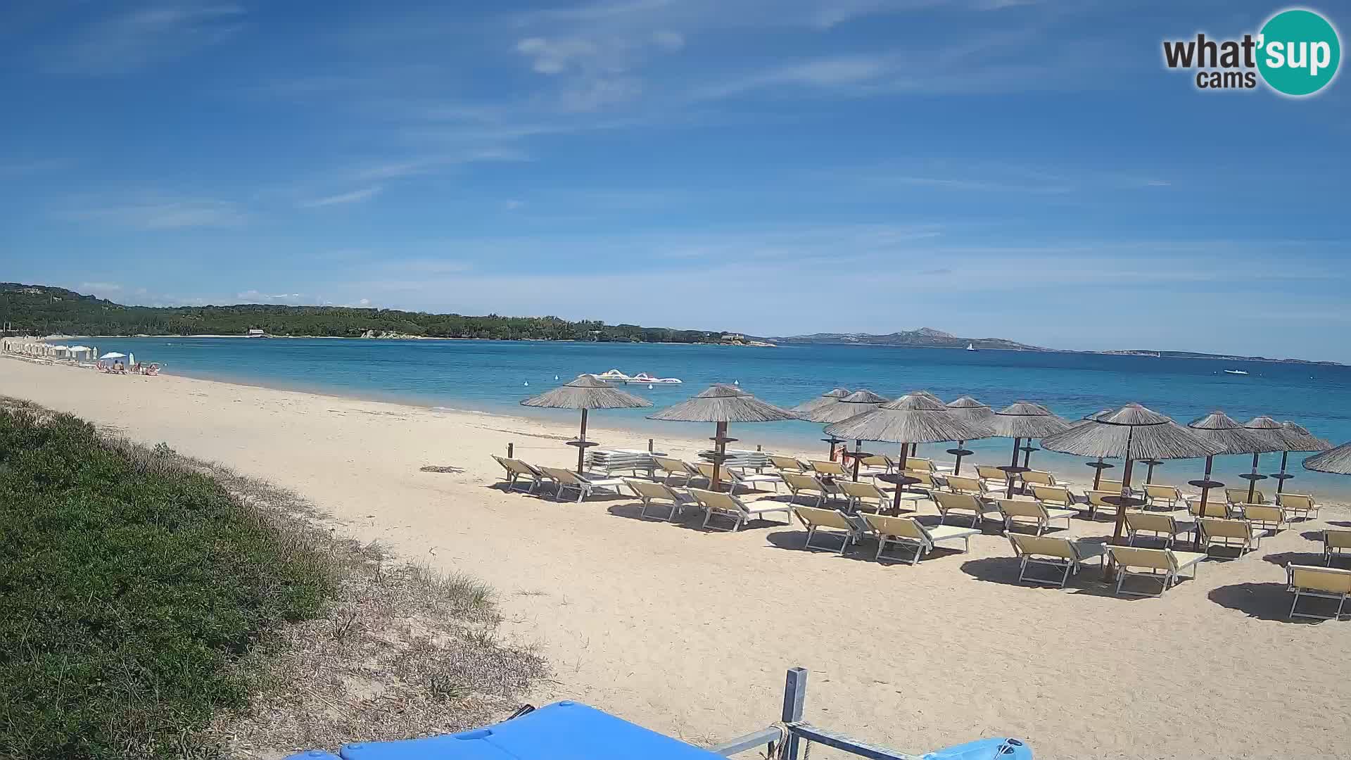 Spletna kamera na plaži Mannena – Arzachena – Sardinija