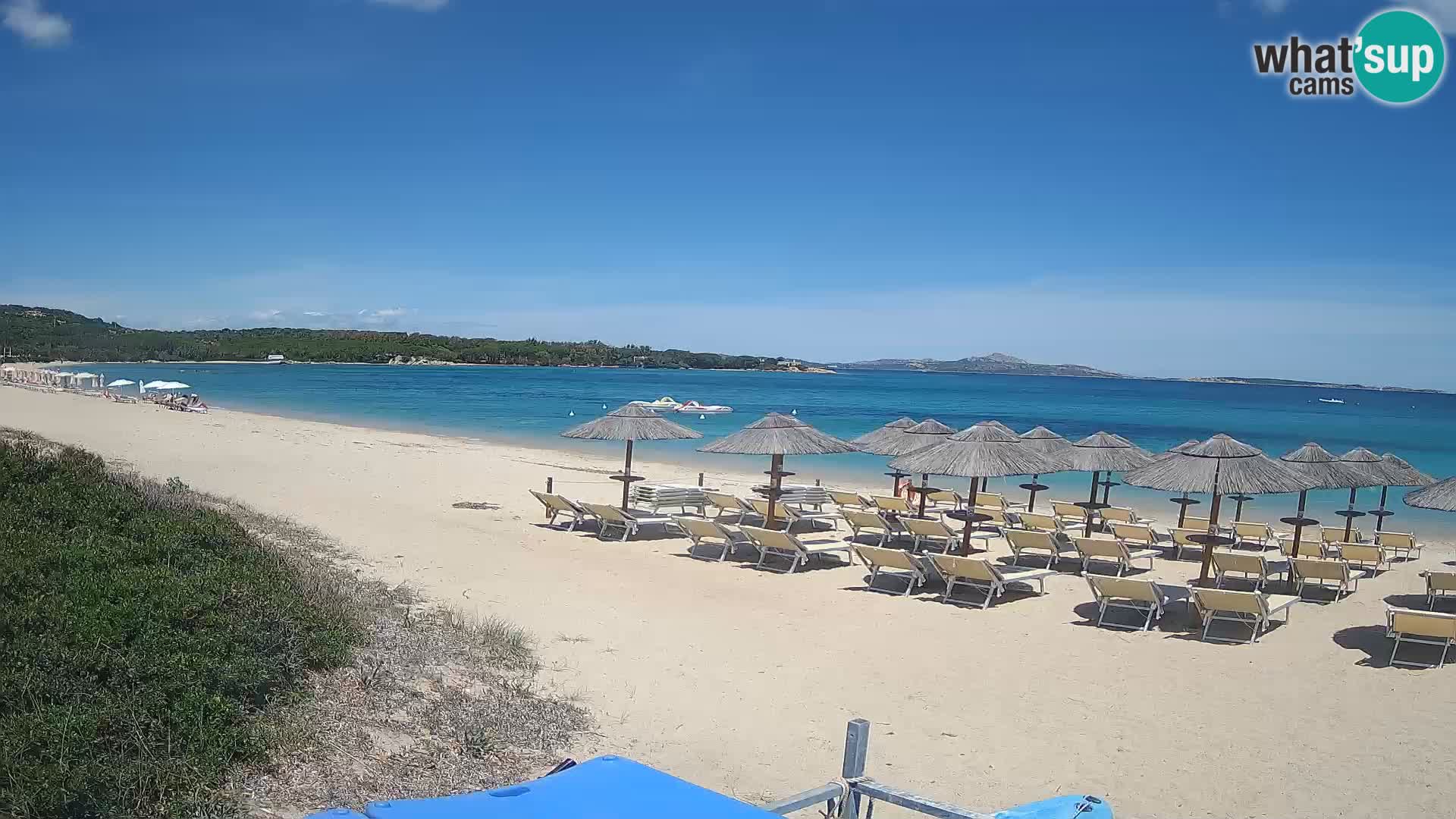 Web kamera na plaži Mannena – Arzachena – Sardinija