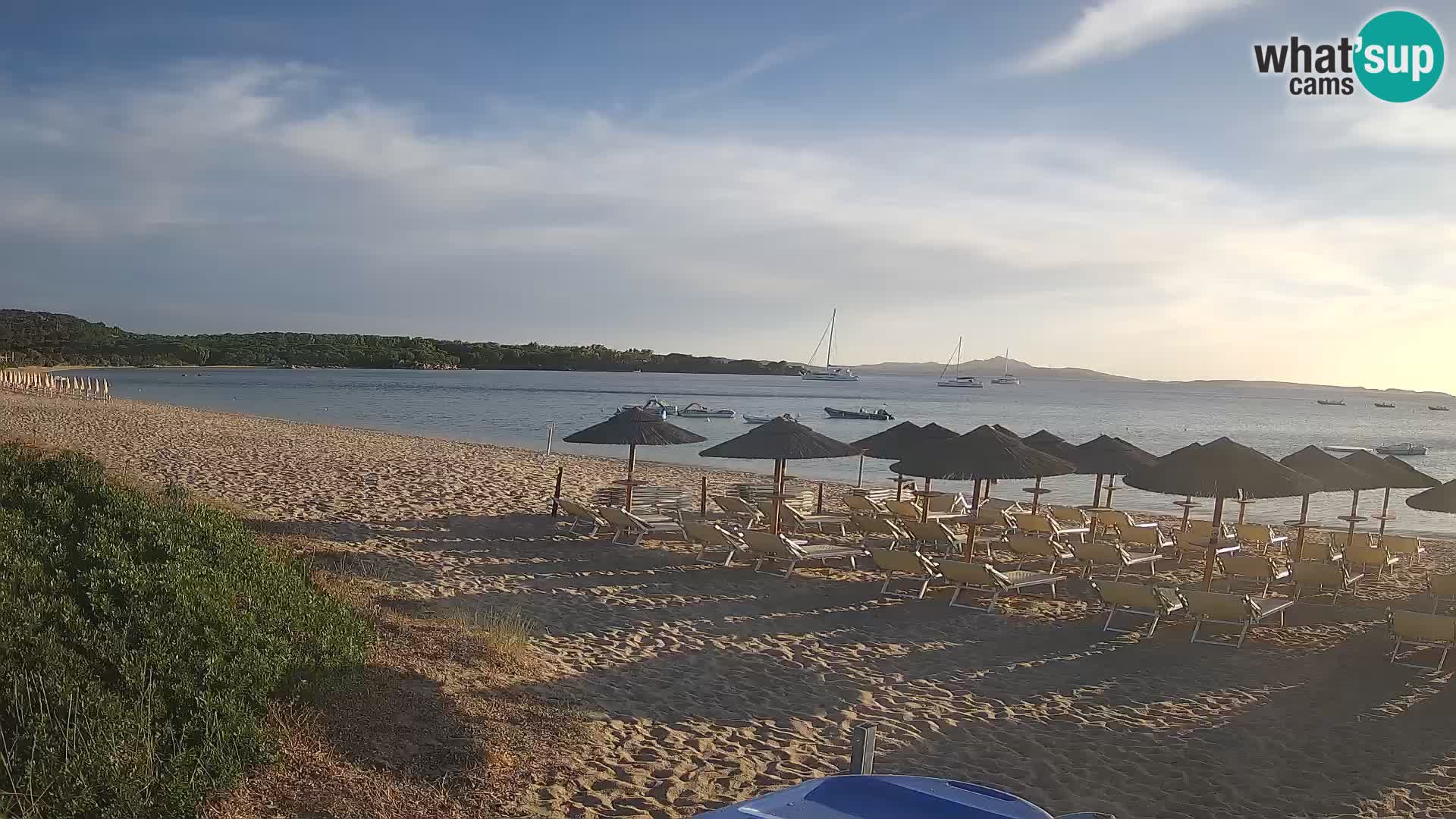 Strand-Webcam Mannena – Arzachena – Sardinien