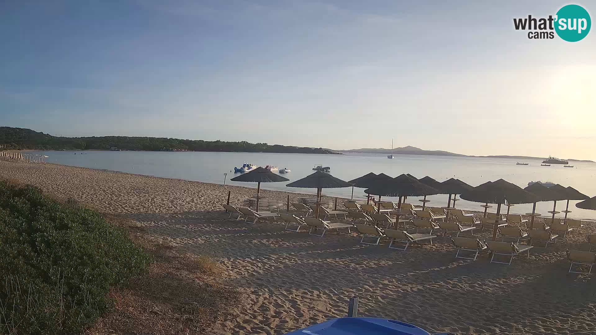 Strand-Webcam Mannena – Arzachena – Sardinien
