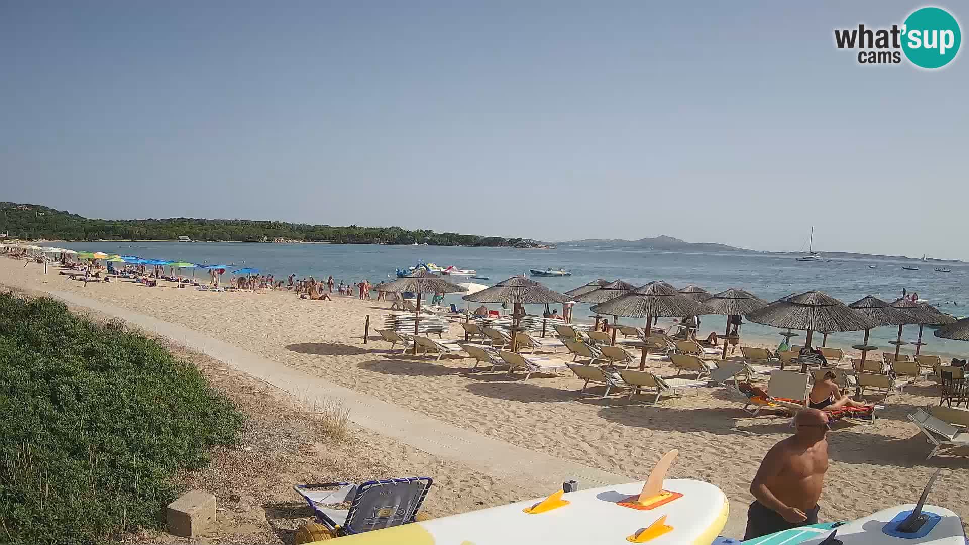 Strand-Webcam Mannena – Arzachena – Sardinien