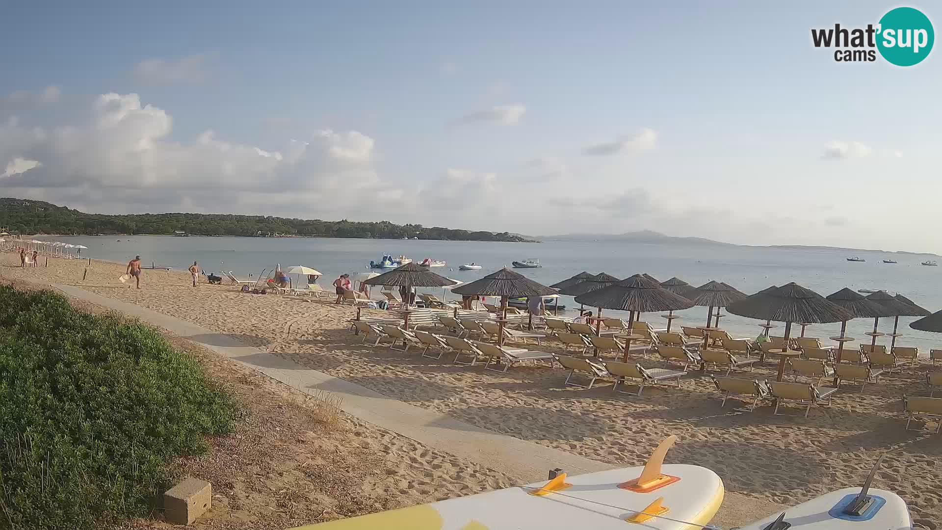 Strand-Webcam Mannena – Arzachena – Sardinien