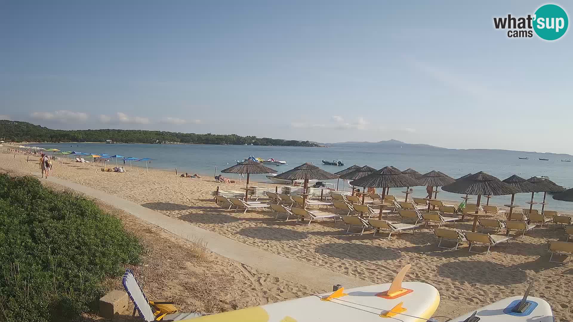 Spletna kamera na plaži Mannena – Arzachena – Sardinija
