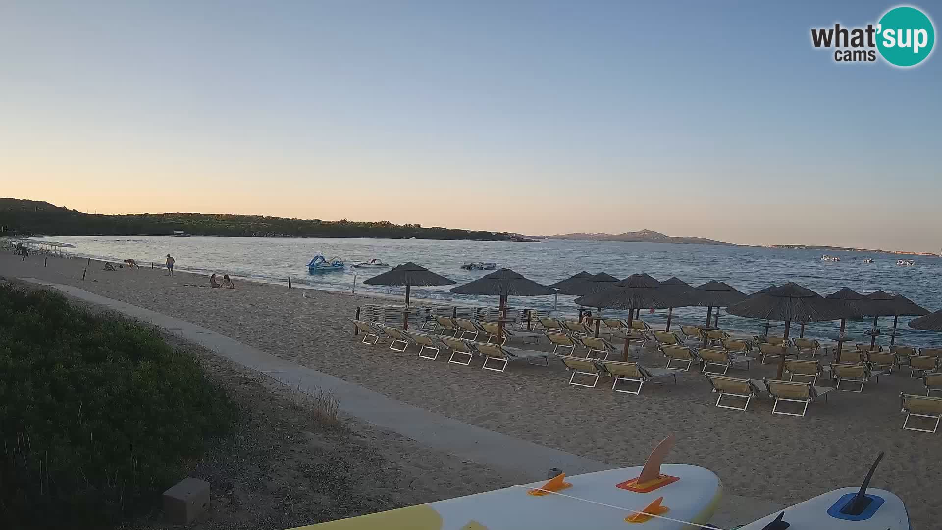 Spletna kamera na plaži Mannena – Arzachena – Sardinija