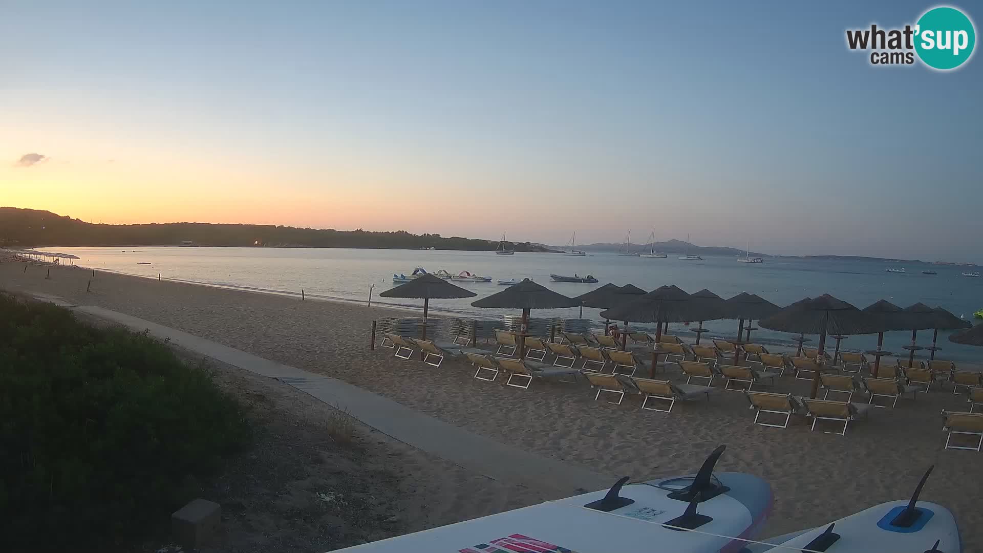 Strand-Webcam Mannena – Arzachena – Sardinien