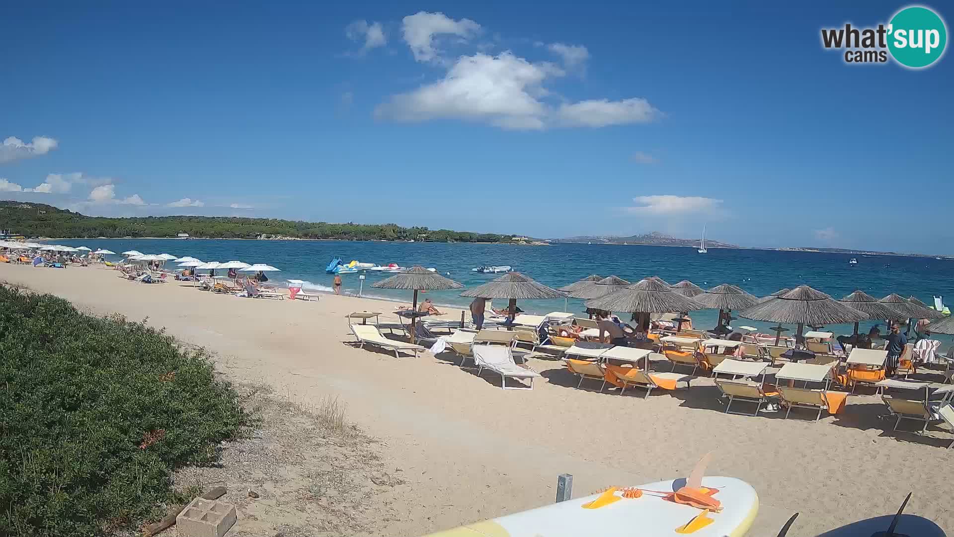 Strand-Webcam Mannena – Arzachena – Sardinien