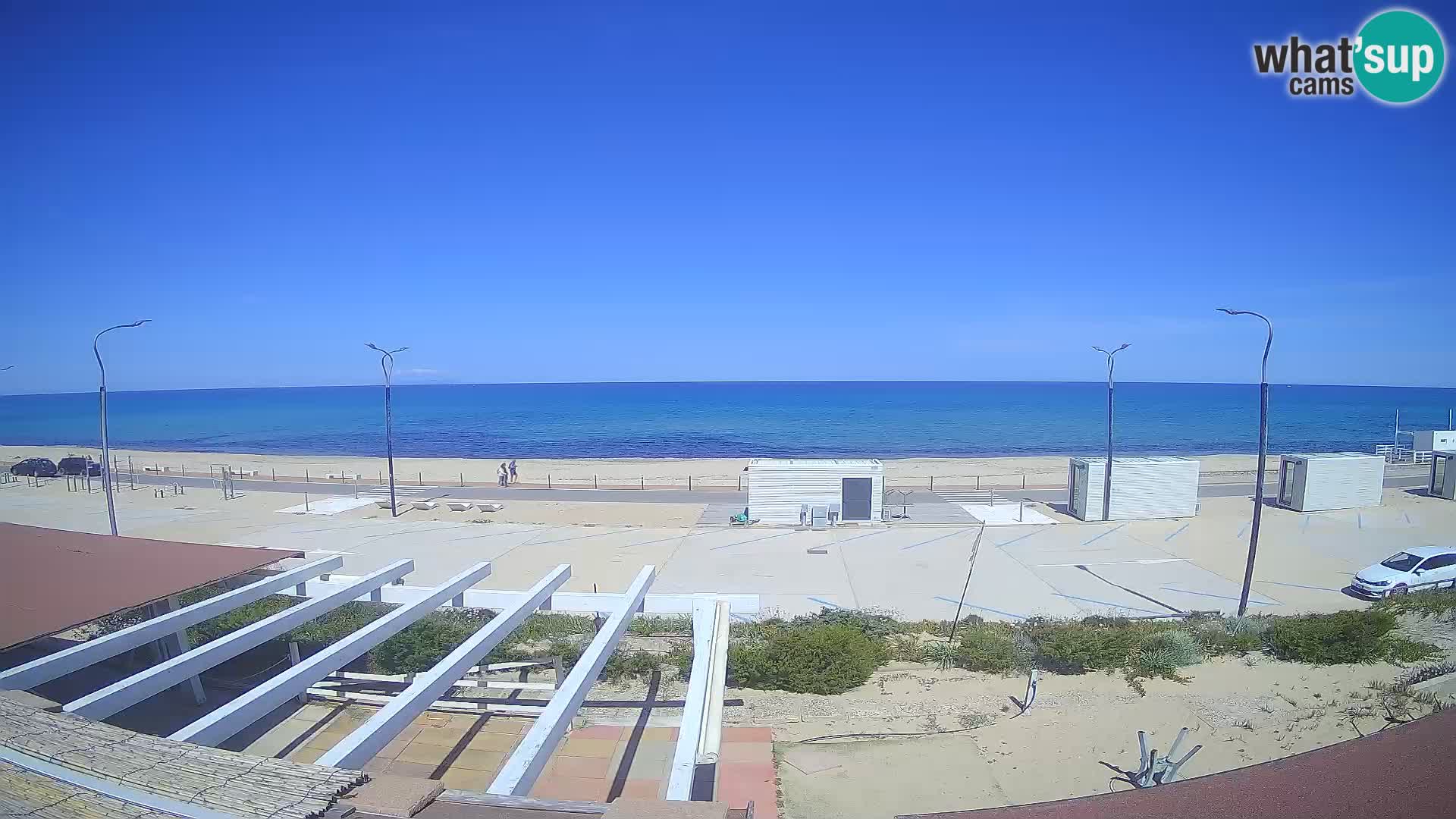 V ŽIVO Spletna kamera plaža Badesi Li Junchi – turizem na Sardiniji Italija