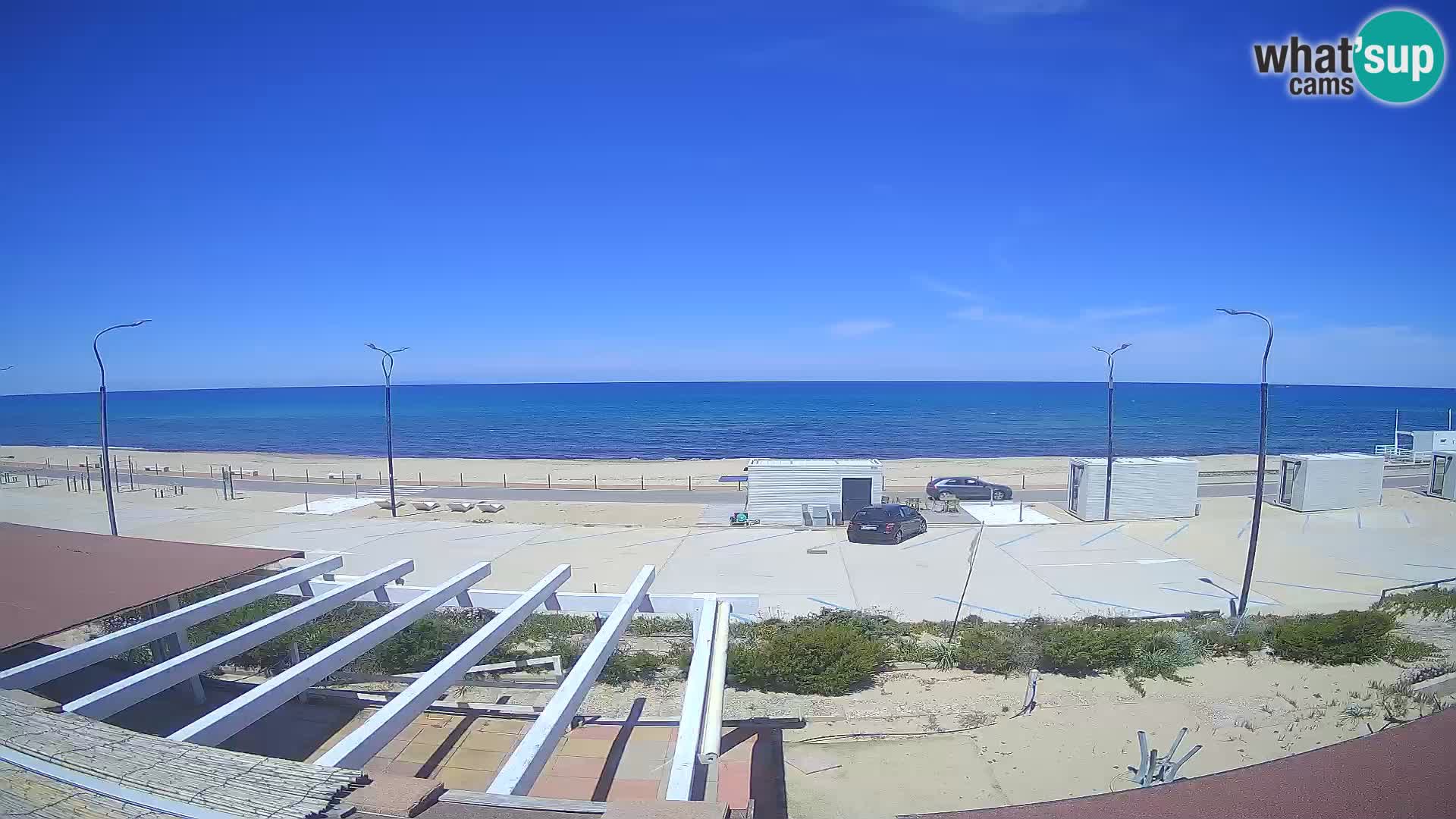 V ŽIVO Spletna kamera plaža Badesi Li Junchi – turizem na Sardiniji Italija