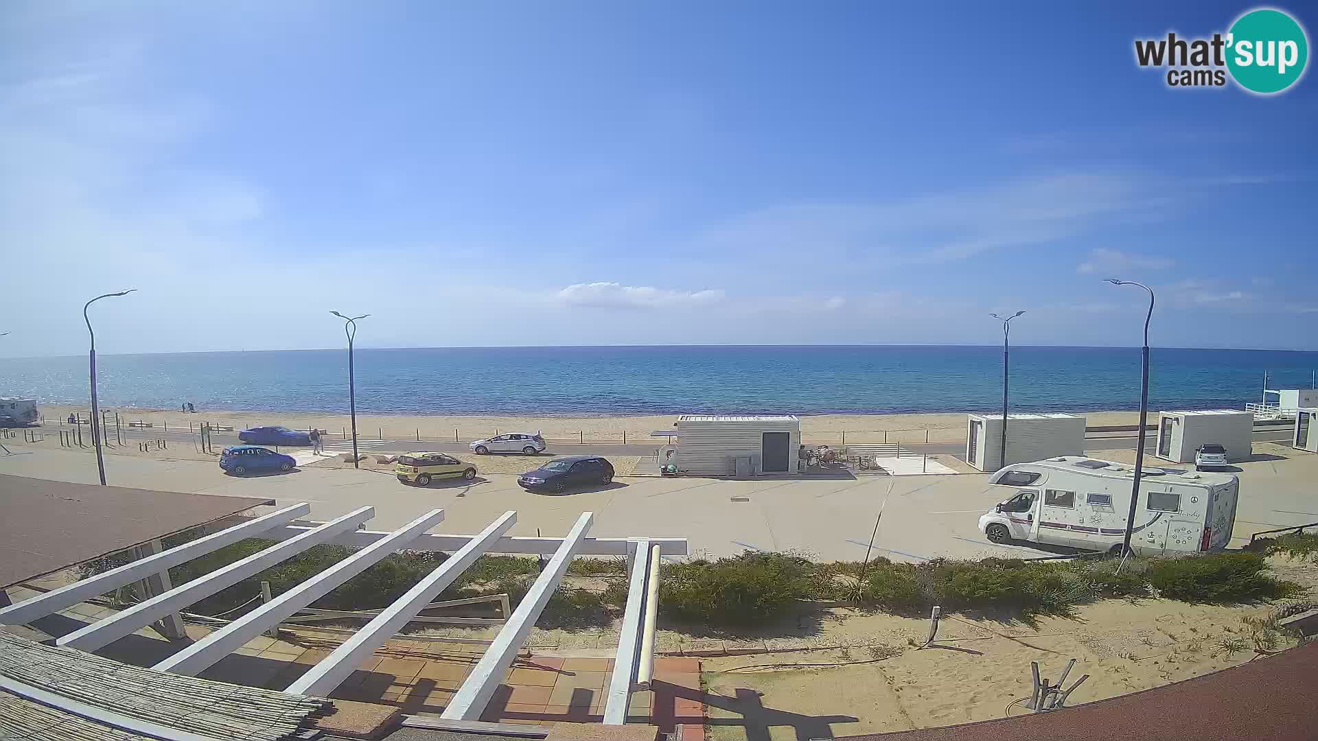 V ŽIVO Spletna kamera plaža Badesi Li Junchi – turizem na Sardiniji Italija