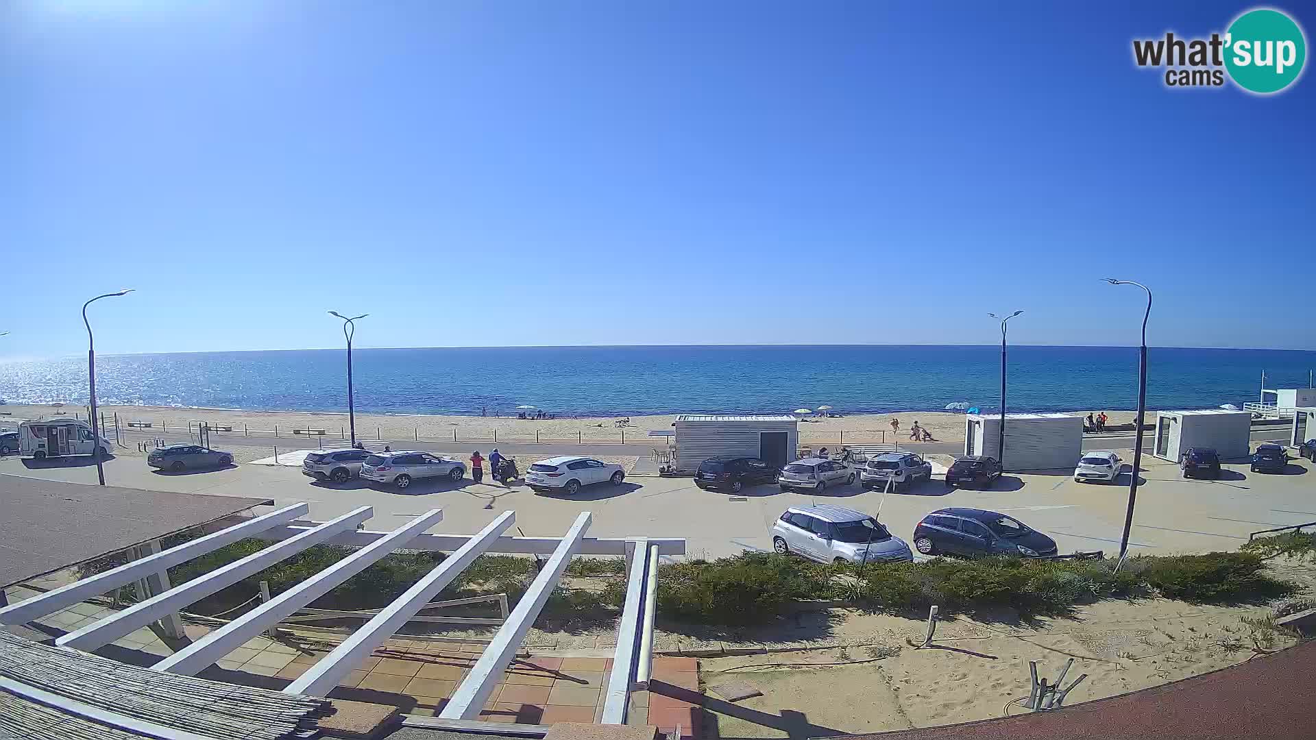 V ŽIVO Spletna kamera plaža Badesi Li Junchi – turizem na Sardiniji Italija