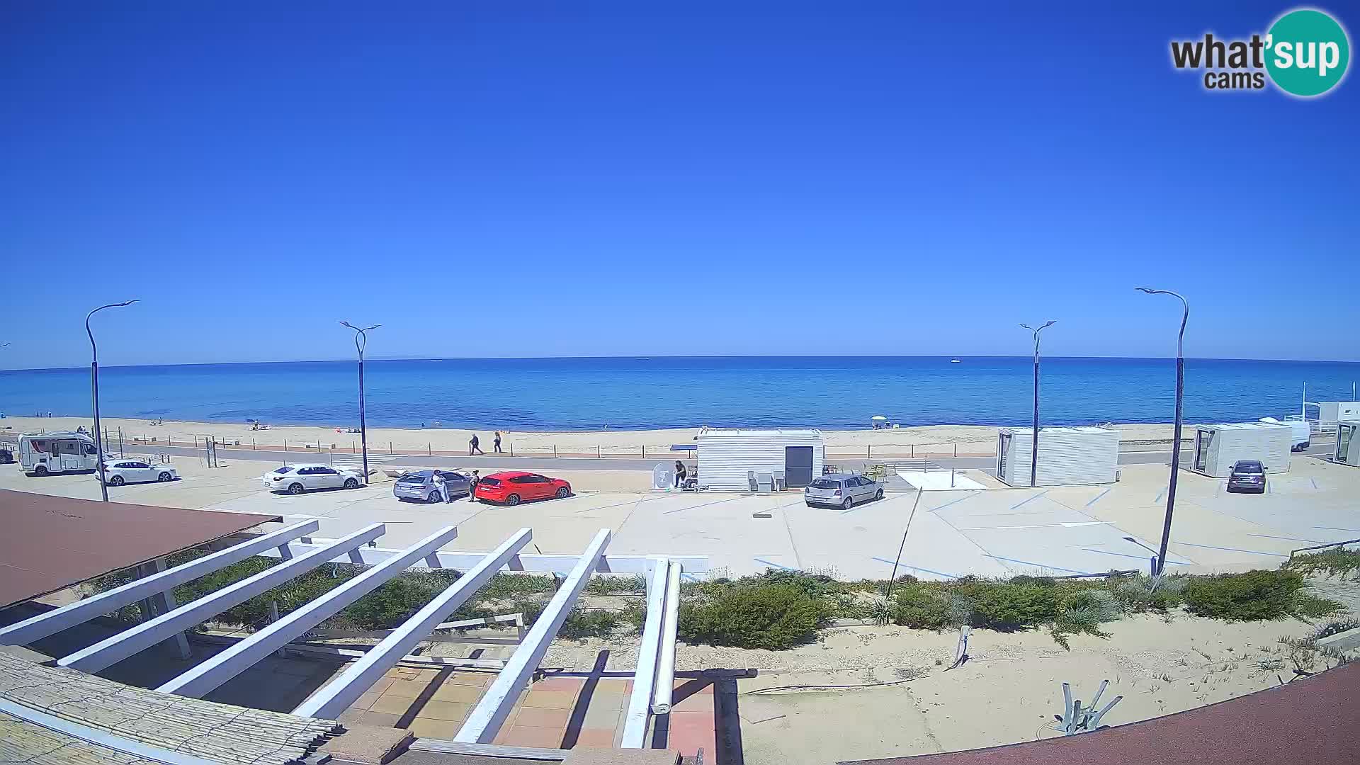 V ŽIVO Spletna kamera plaža Badesi Li Junchi – turizem na Sardiniji Italija