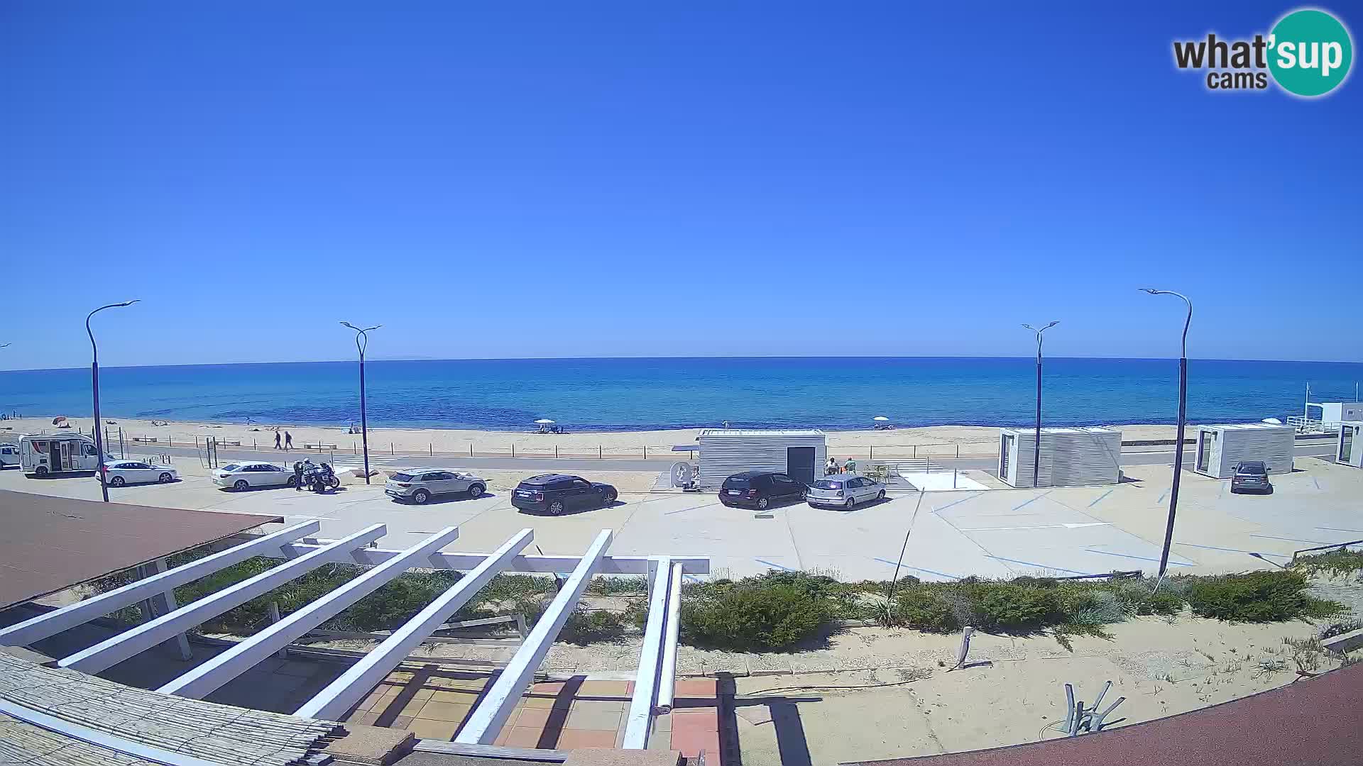V ŽIVO Spletna kamera plaža Badesi Li Junchi – turizem na Sardiniji Italija