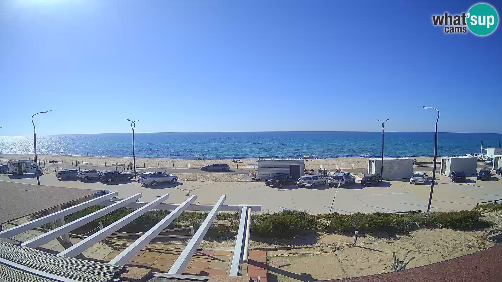V ŽIVO Spletna kamera plaža Badesi Li Junchi – turizem na Sardiniji Italija