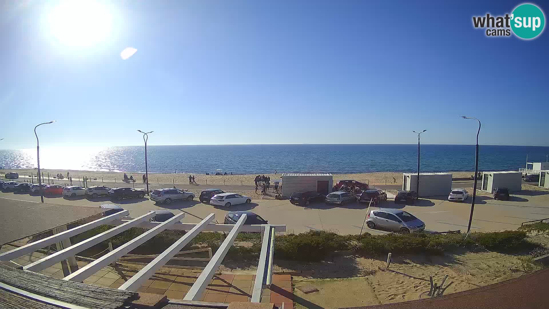 V ŽIVO Spletna kamera plaža Badesi Li Junchi – turizem na Sardiniji Italija