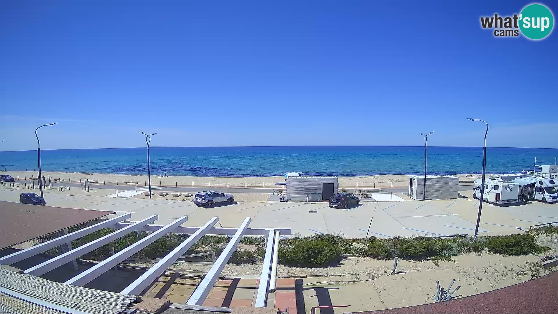 LIVE Webcam Badesi beach Li Junchi – Sardinia tourism Italy