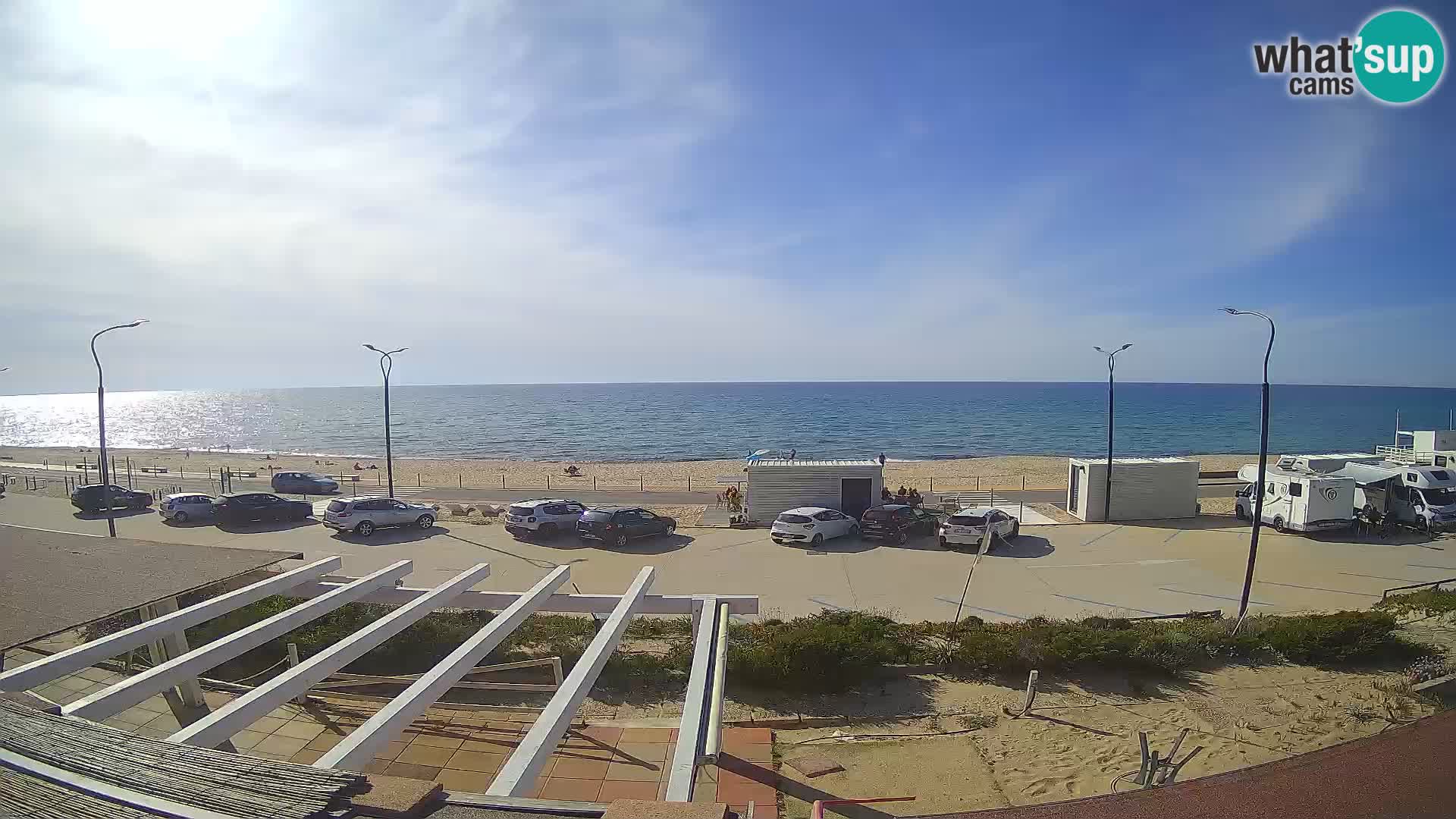 V ŽIVO Spletna kamera plaža Badesi Li Junchi – turizem na Sardiniji Italija