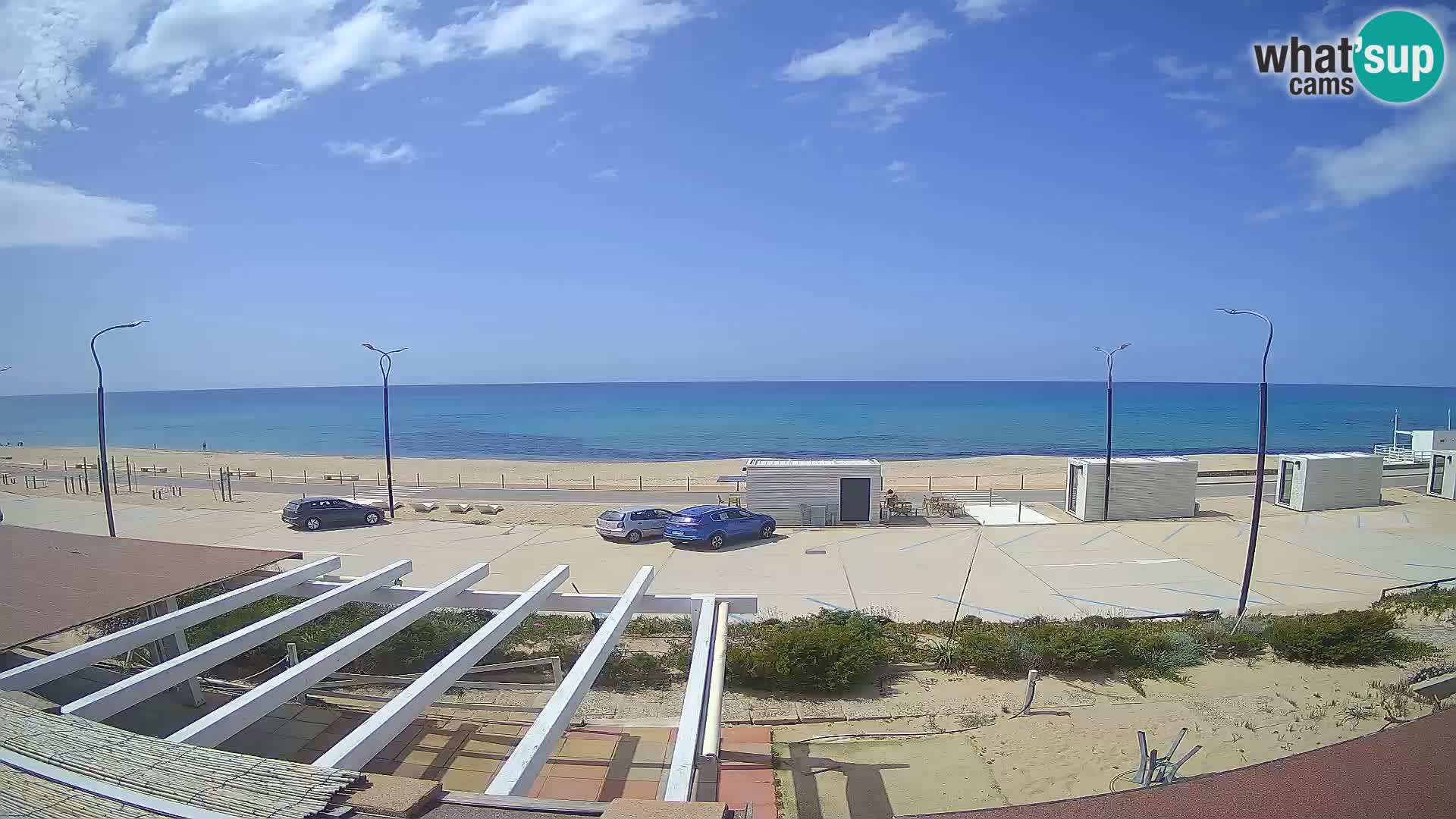 V ŽIVO Spletna kamera plaža Badesi Li Junchi – turizem na Sardiniji Italija