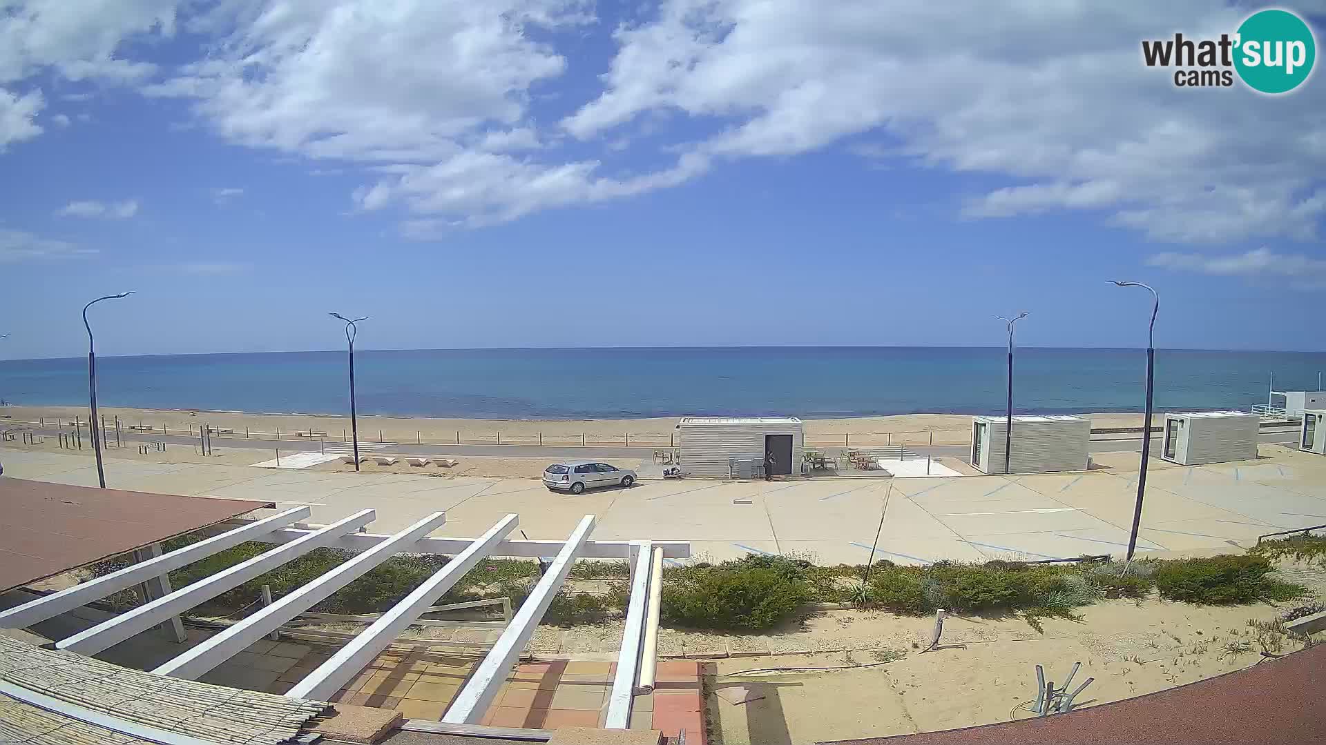 V ŽIVO Spletna kamera plaža Badesi Li Junchi – turizem na Sardiniji Italija