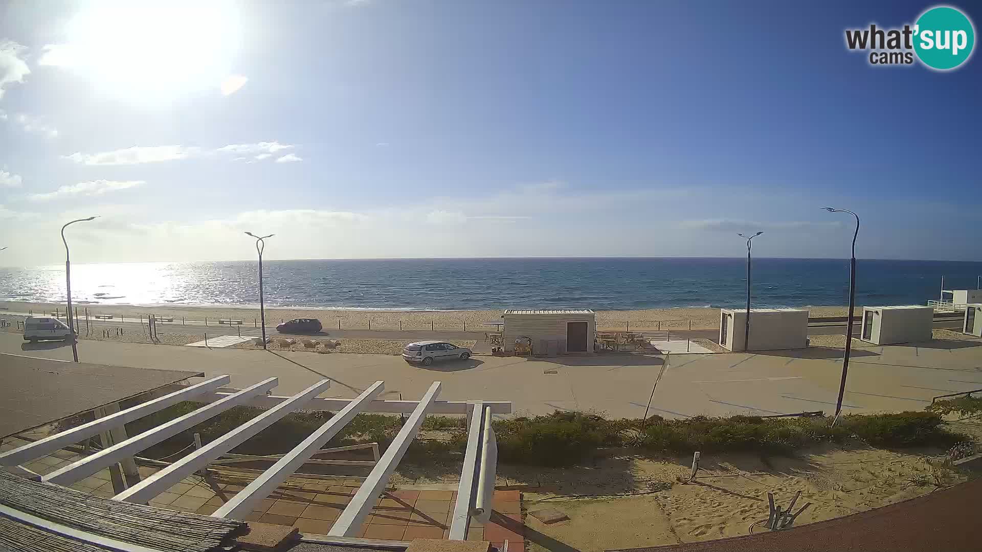 V ŽIVO Spletna kamera plaža Badesi Li Junchi – turizem na Sardiniji Italija