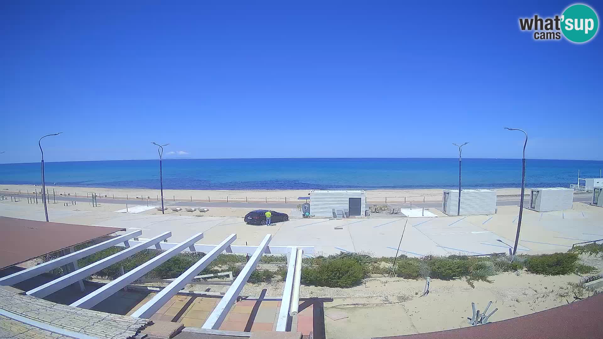 V ŽIVO Spletna kamera plaža Badesi Li Junchi – turizem na Sardiniji Italija
