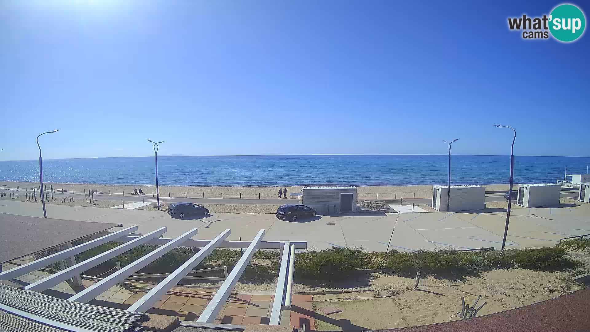 V ŽIVO Spletna kamera plaža Badesi Li Junchi – turizem na Sardiniji Italija