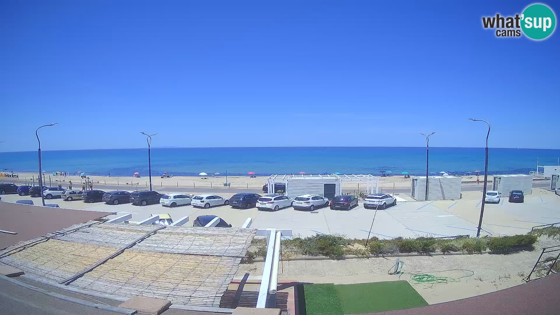 V ŽIVO Spletna kamera plaža Badesi Li Junchi – turizem na Sardiniji Italija