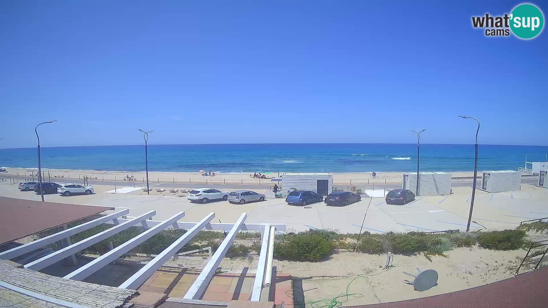 V ŽIVO Spletna kamera plaža Badesi Li Junchi – turizem na Sardiniji Italija