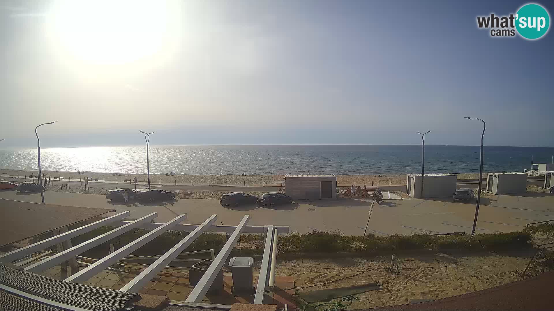 V ŽIVO Spletna kamera plaža Badesi Li Junchi – turizem na Sardiniji Italija