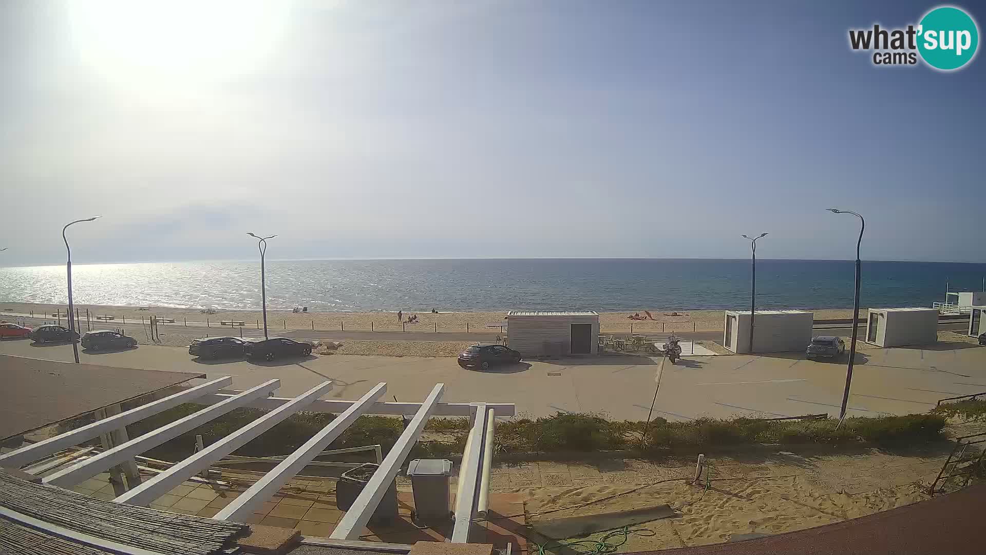V ŽIVO Spletna kamera plaža Badesi Li Junchi – turizem na Sardiniji Italija