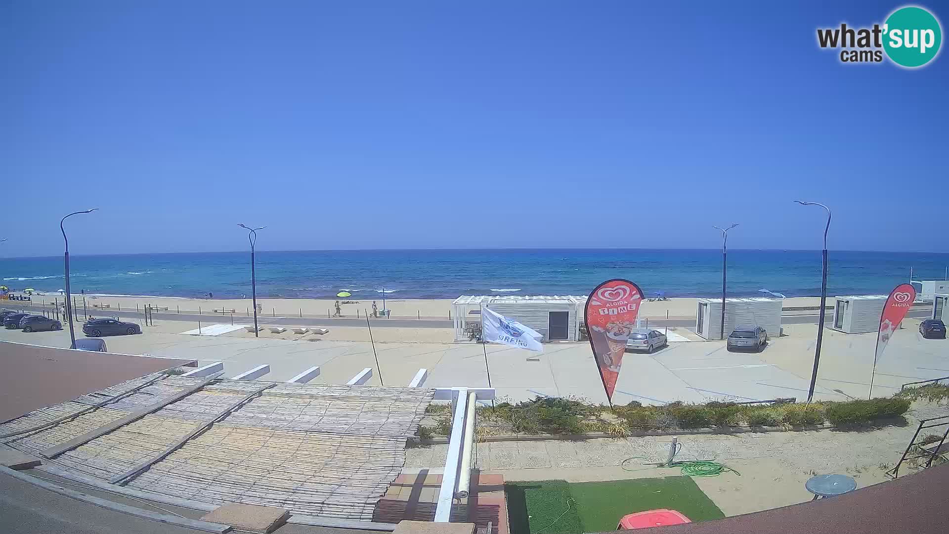 V ŽIVO Spletna kamera plaža Badesi Li Junchi – turizem na Sardiniji Italija