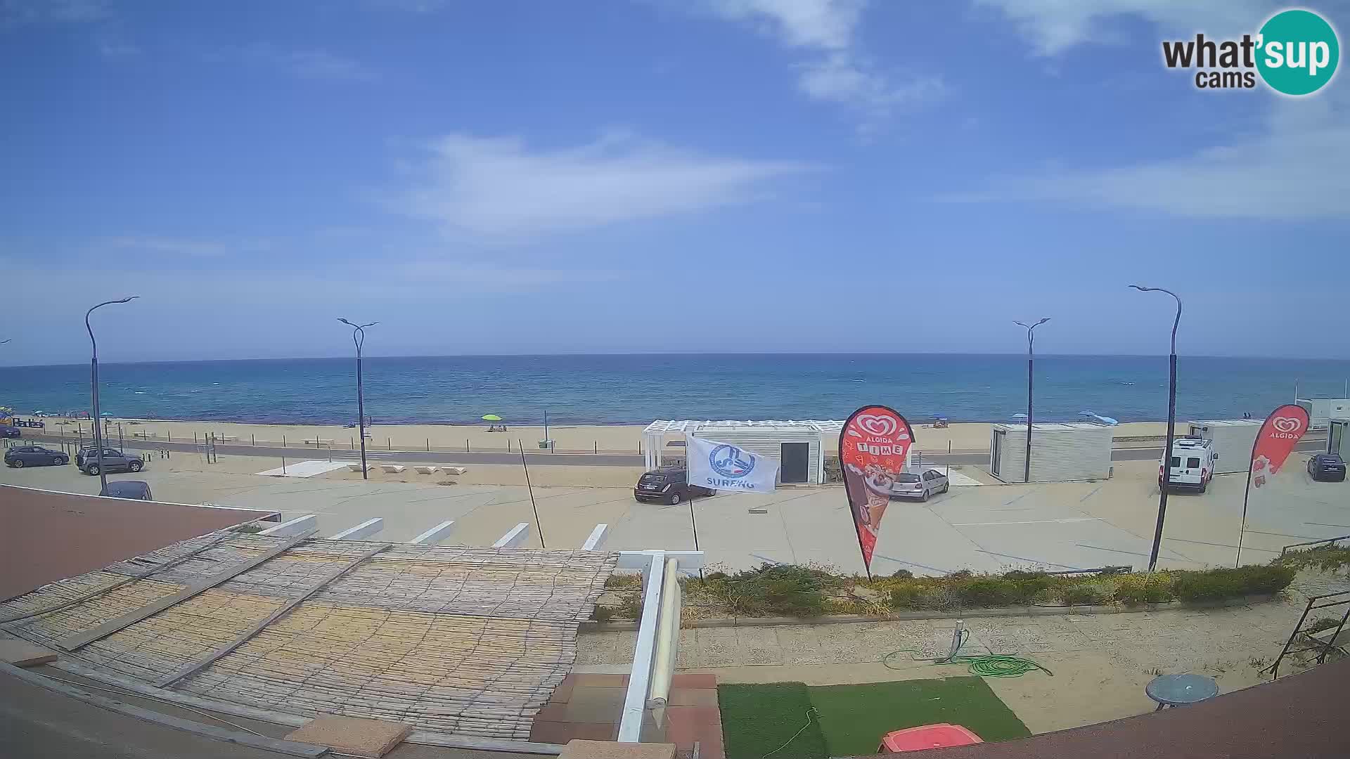 V ŽIVO Spletna kamera plaža Badesi Li Junchi – turizem na Sardiniji Italija