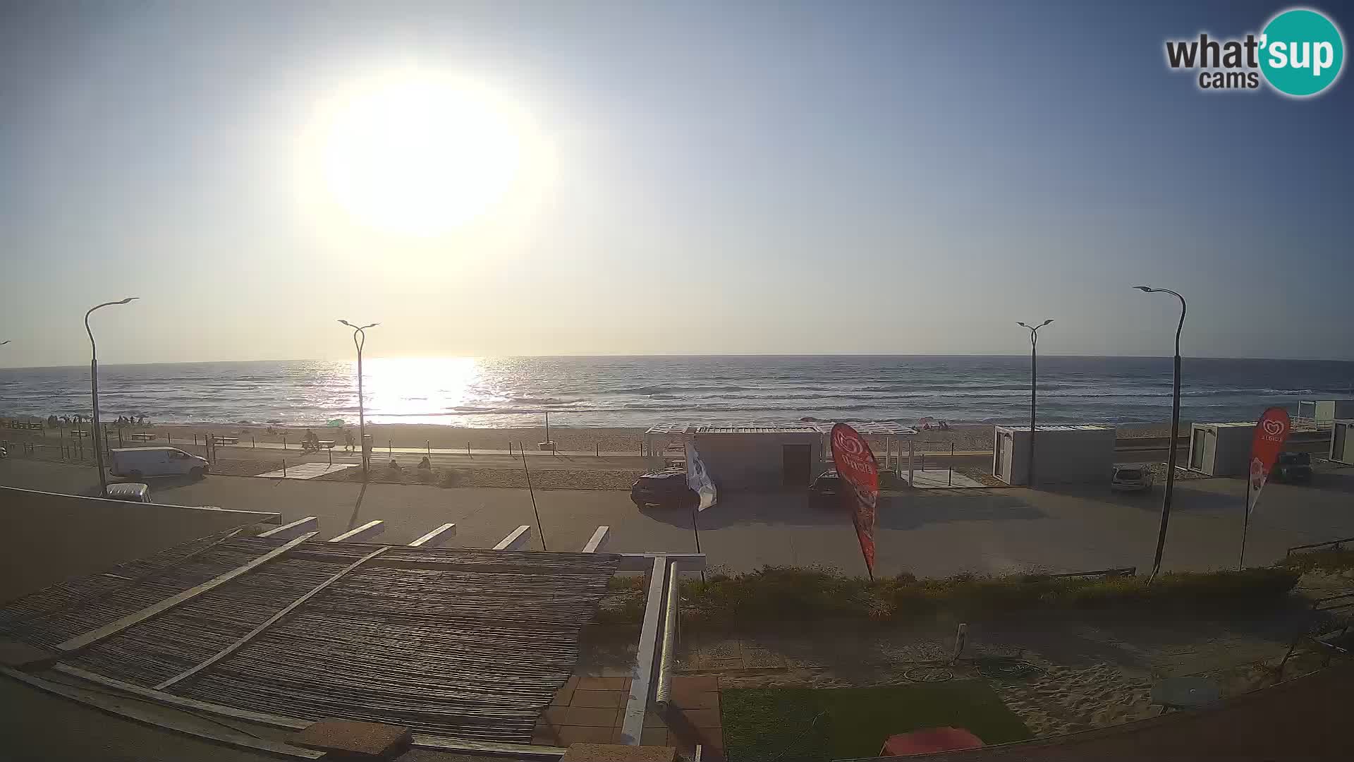 V ŽIVO Spletna kamera plaža Badesi Li Junchi – turizem na Sardiniji Italija