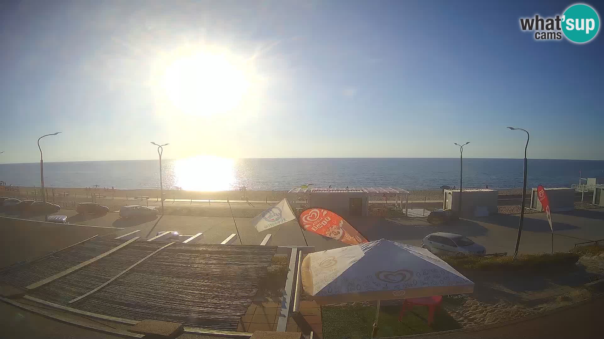 LIVE Webcam Badesi beach Li Junchi – Sardinia tourism Italy