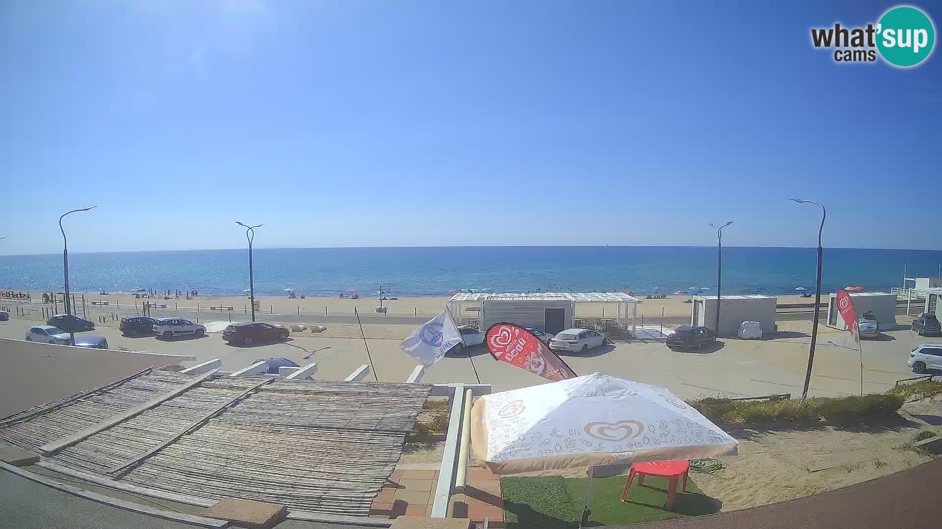 V ŽIVO Spletna kamera plaža Badesi Li Junchi – turizem na Sardiniji Italija