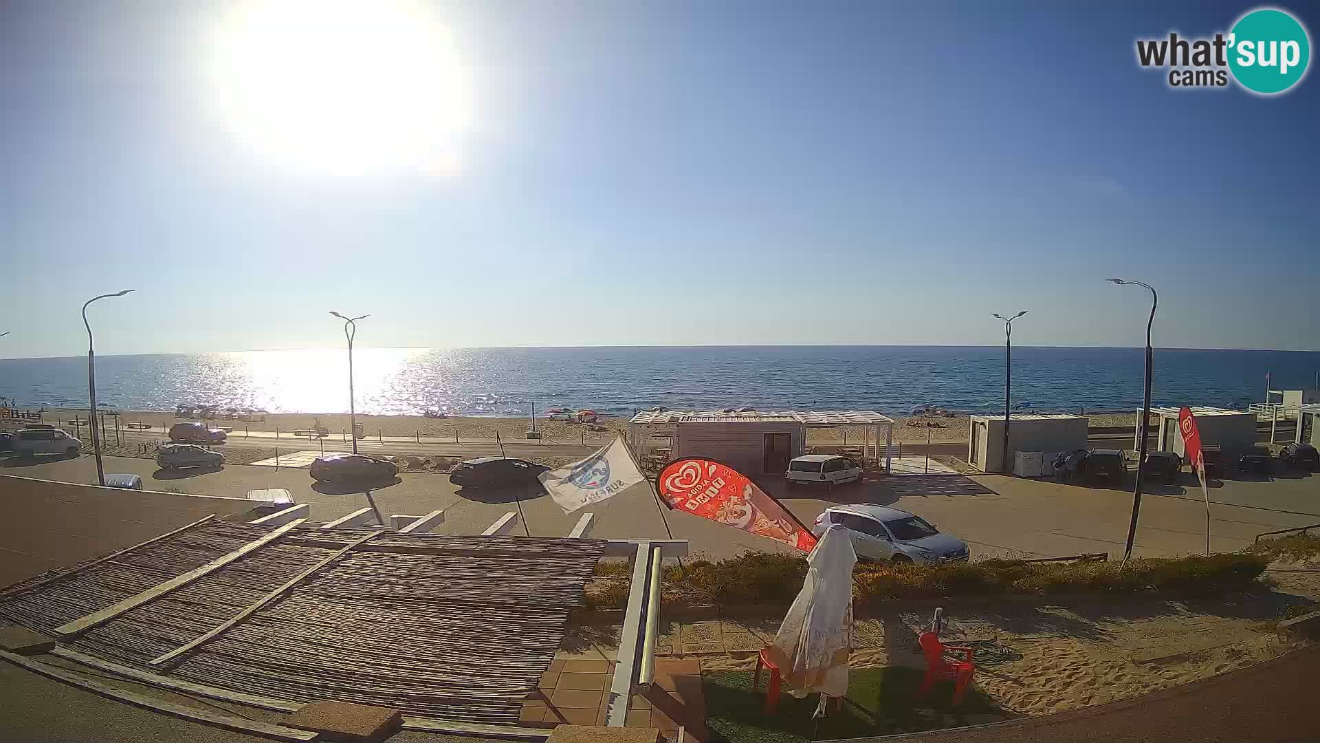 V ŽIVO Spletna kamera plaža Badesi Li Junchi – turizem na Sardiniji Italija