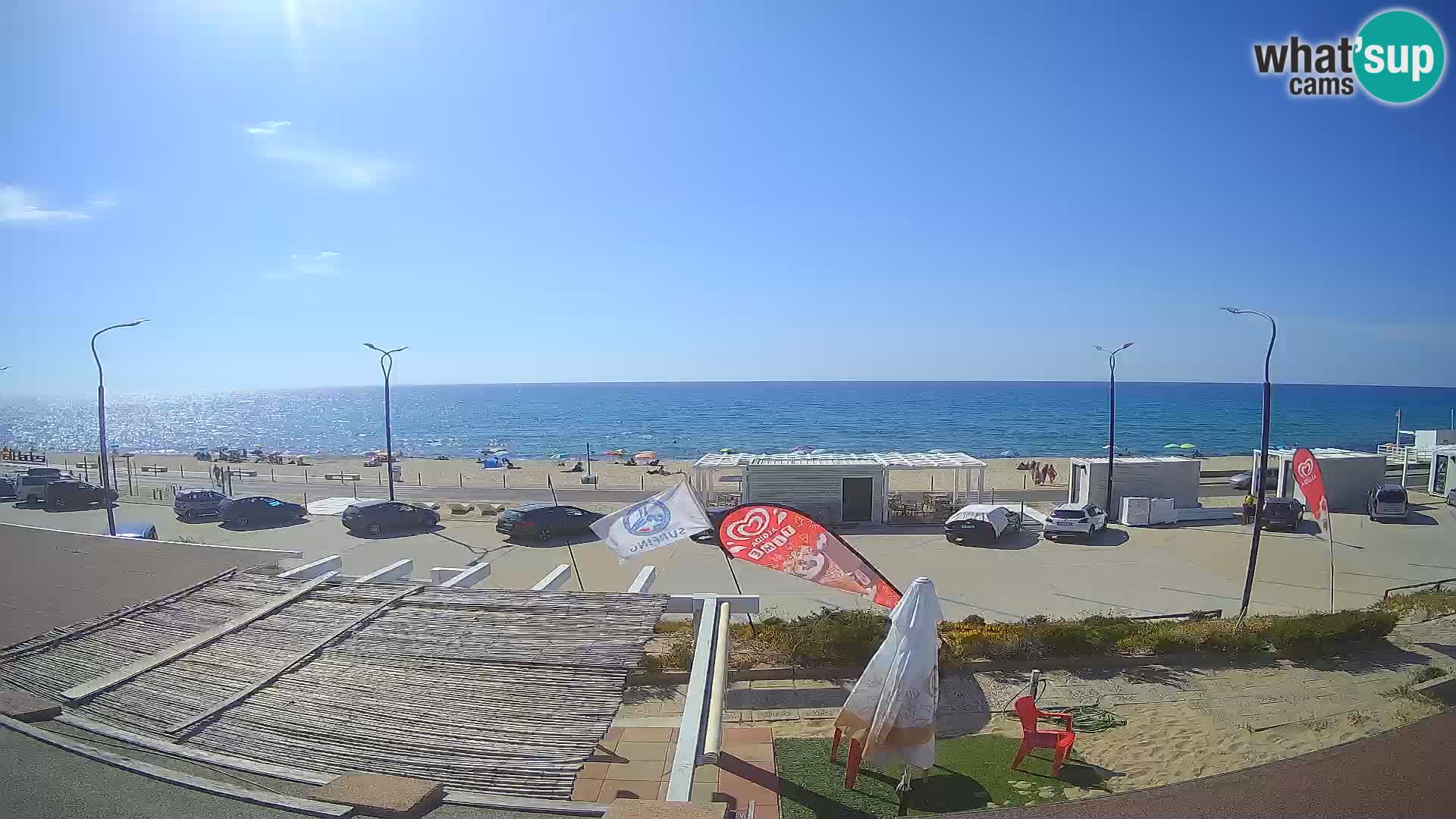 LIVE Webcam Strand Badesi Li Junchi – Sardinien Tourismus Italien