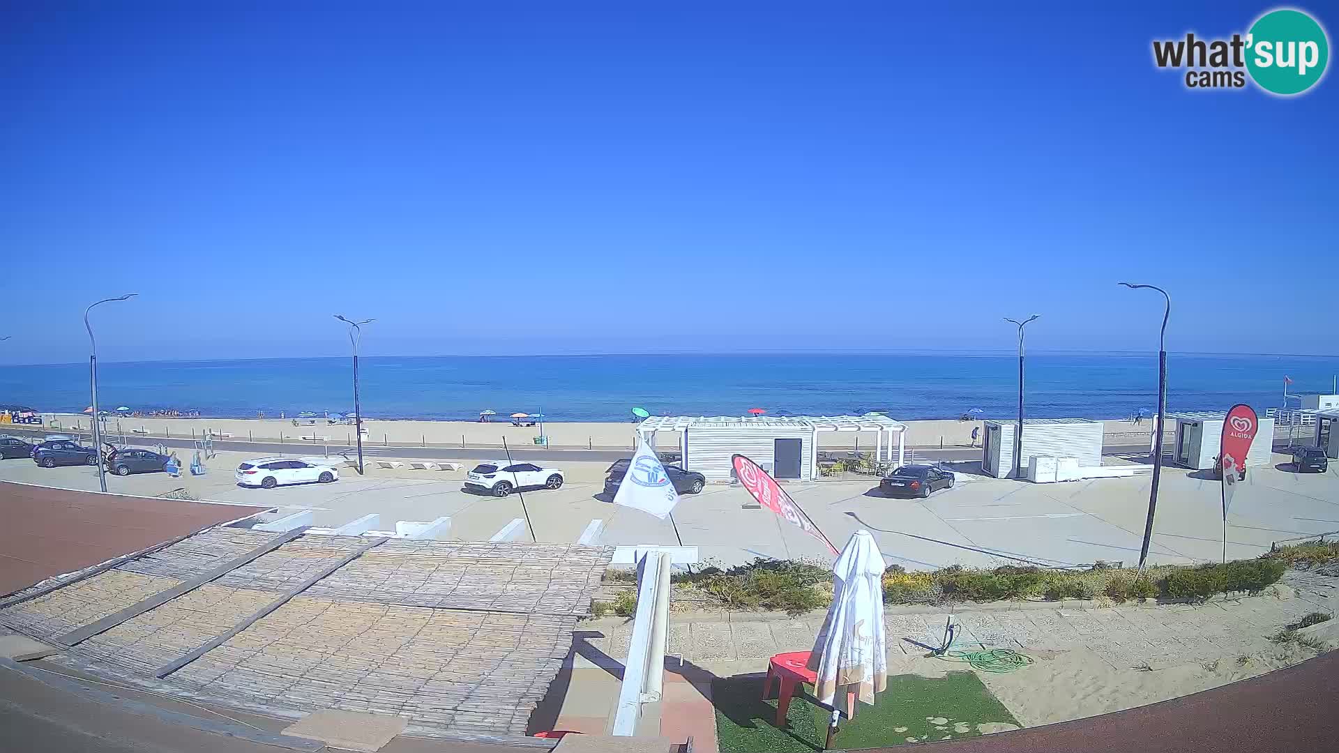 V ŽIVO Spletna kamera plaža Badesi Li Junchi – turizem na Sardiniji Italija